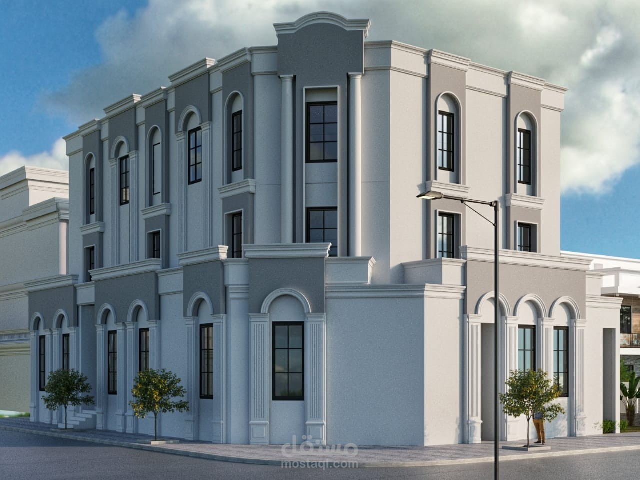 تصميم واجهة كلاسيك لعميل  ف الكويت