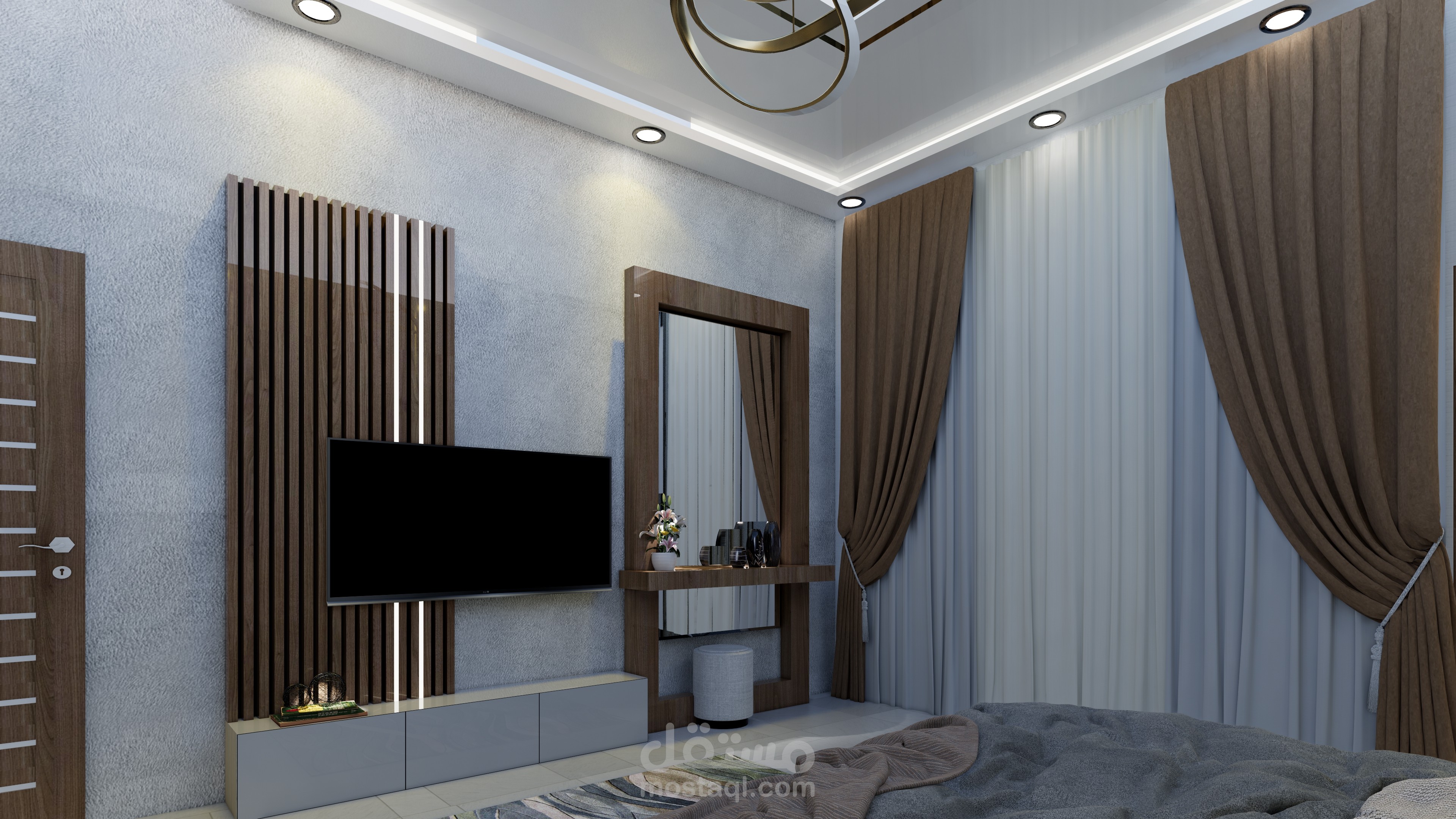 تصميم غرفة نوم رئيسية