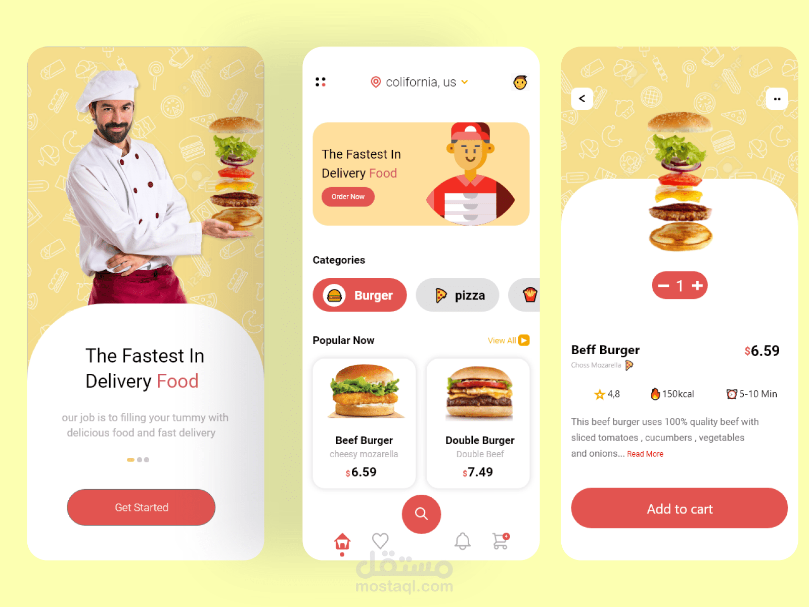 Food delivery app