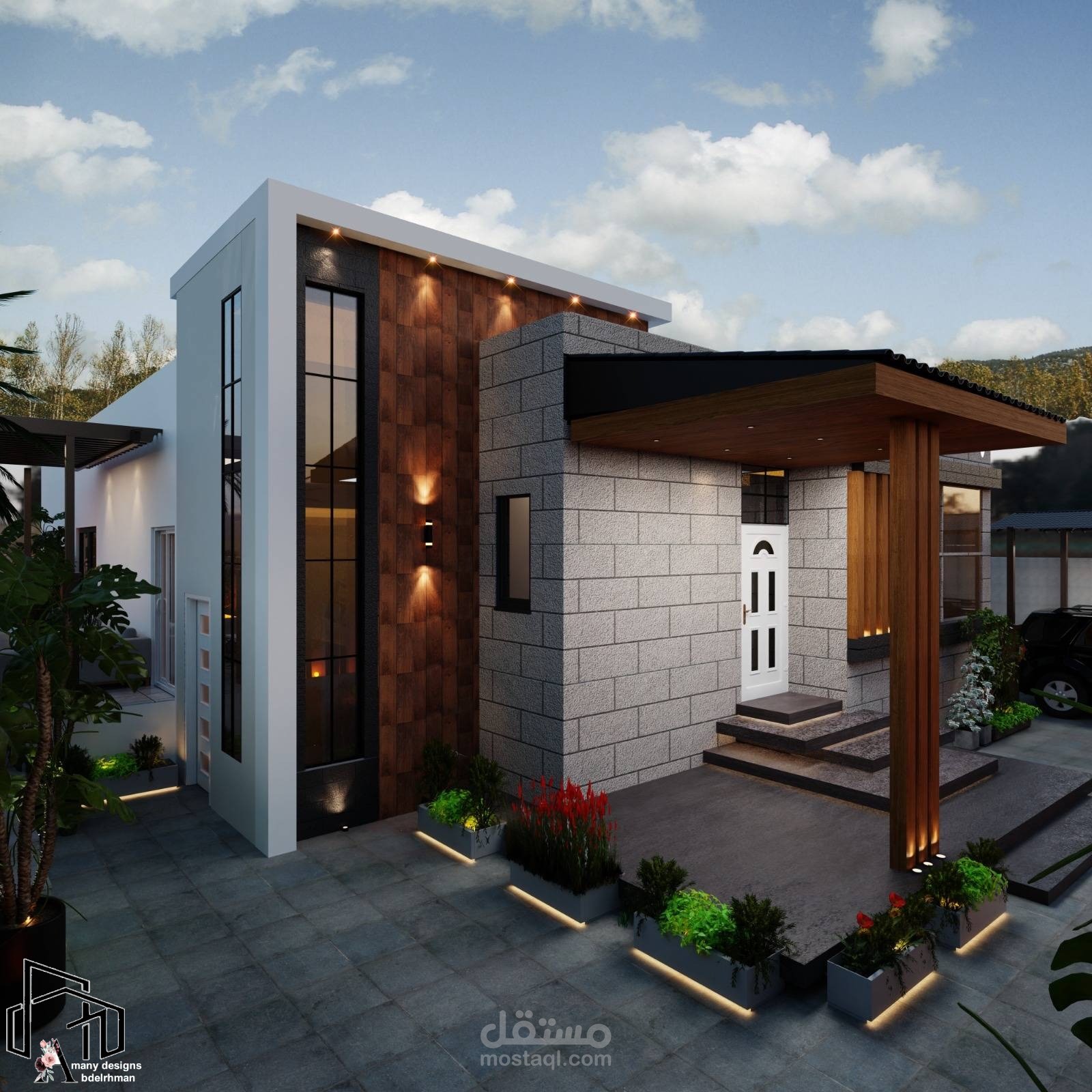 تصميم فيلا- عمان