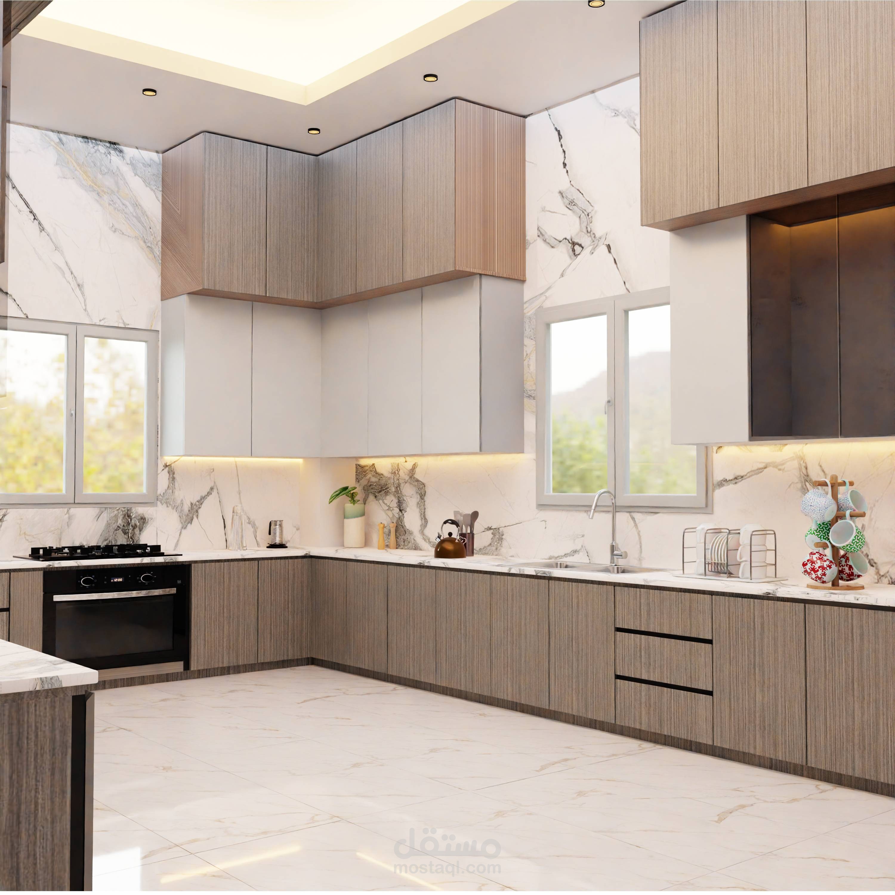 تصميم مطبخ -السعوديه
