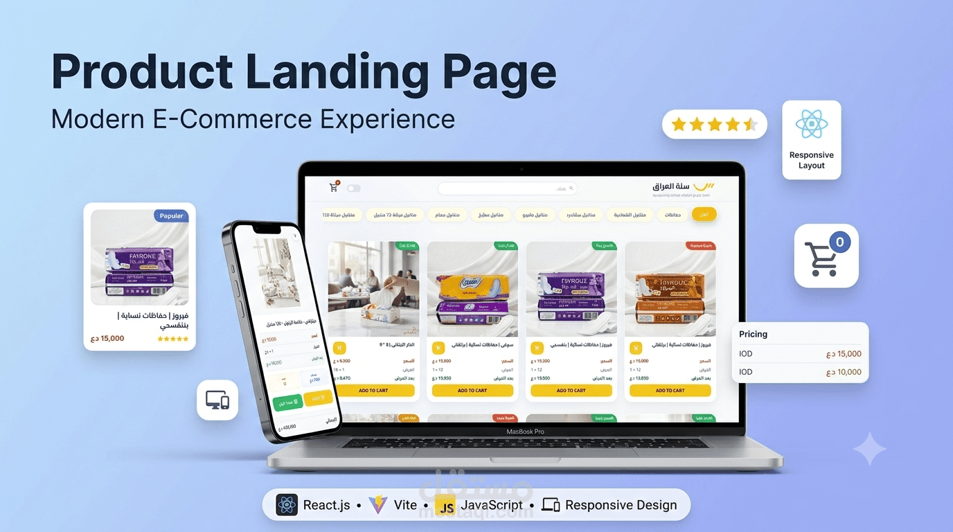 Product Landing Page