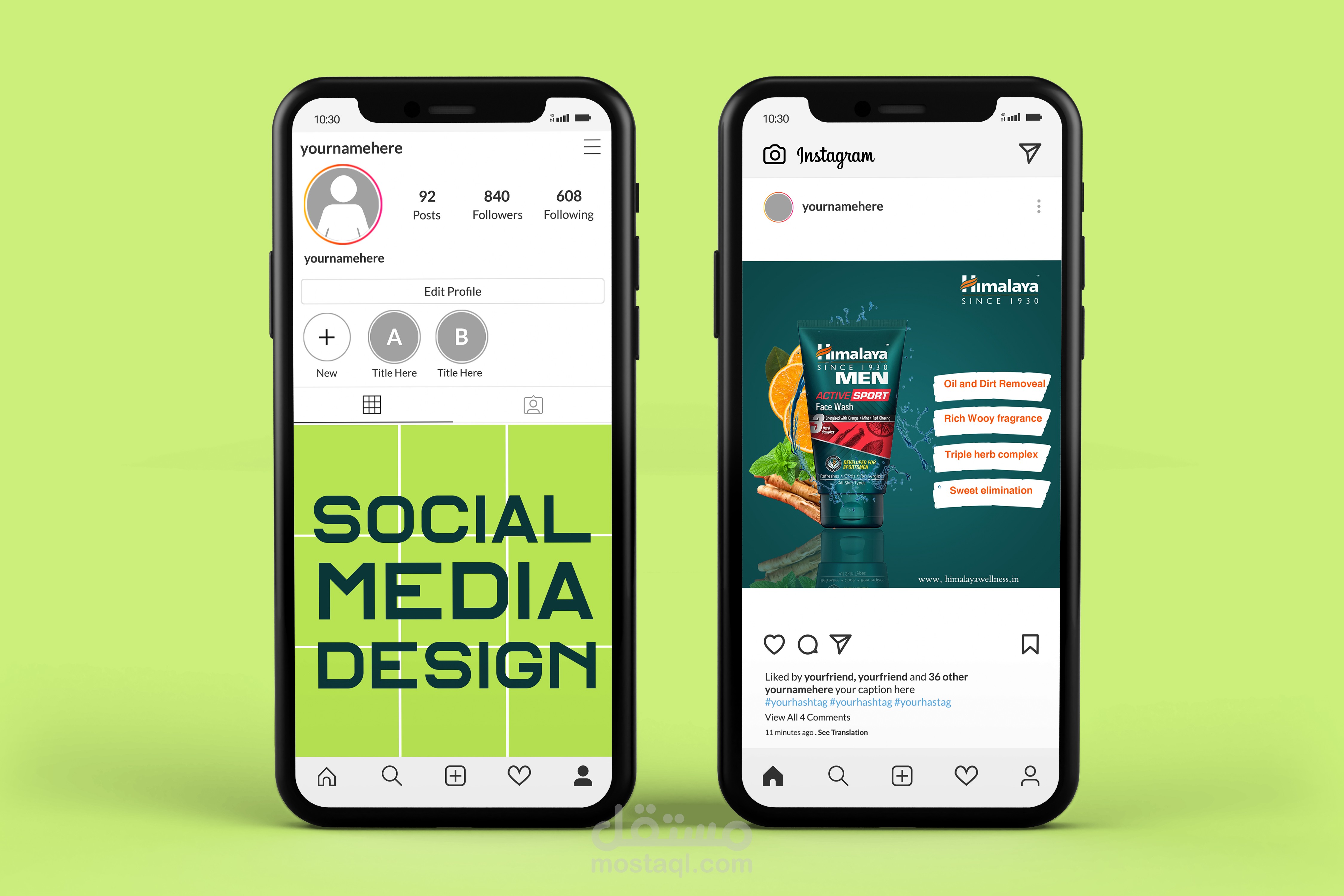 تصميم سوشيال ميديا إحترافي post لشركة هندية