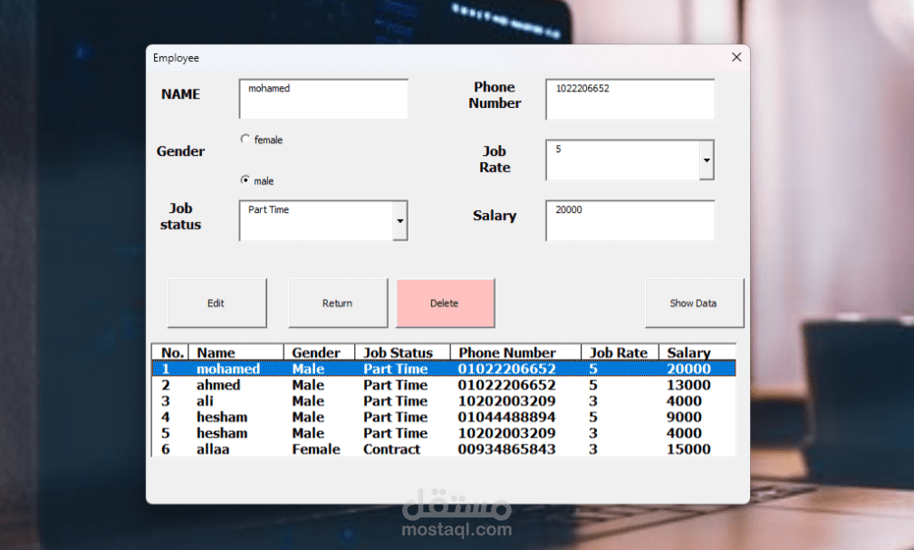 مطور Excel ومتخصص في الأتمتة
