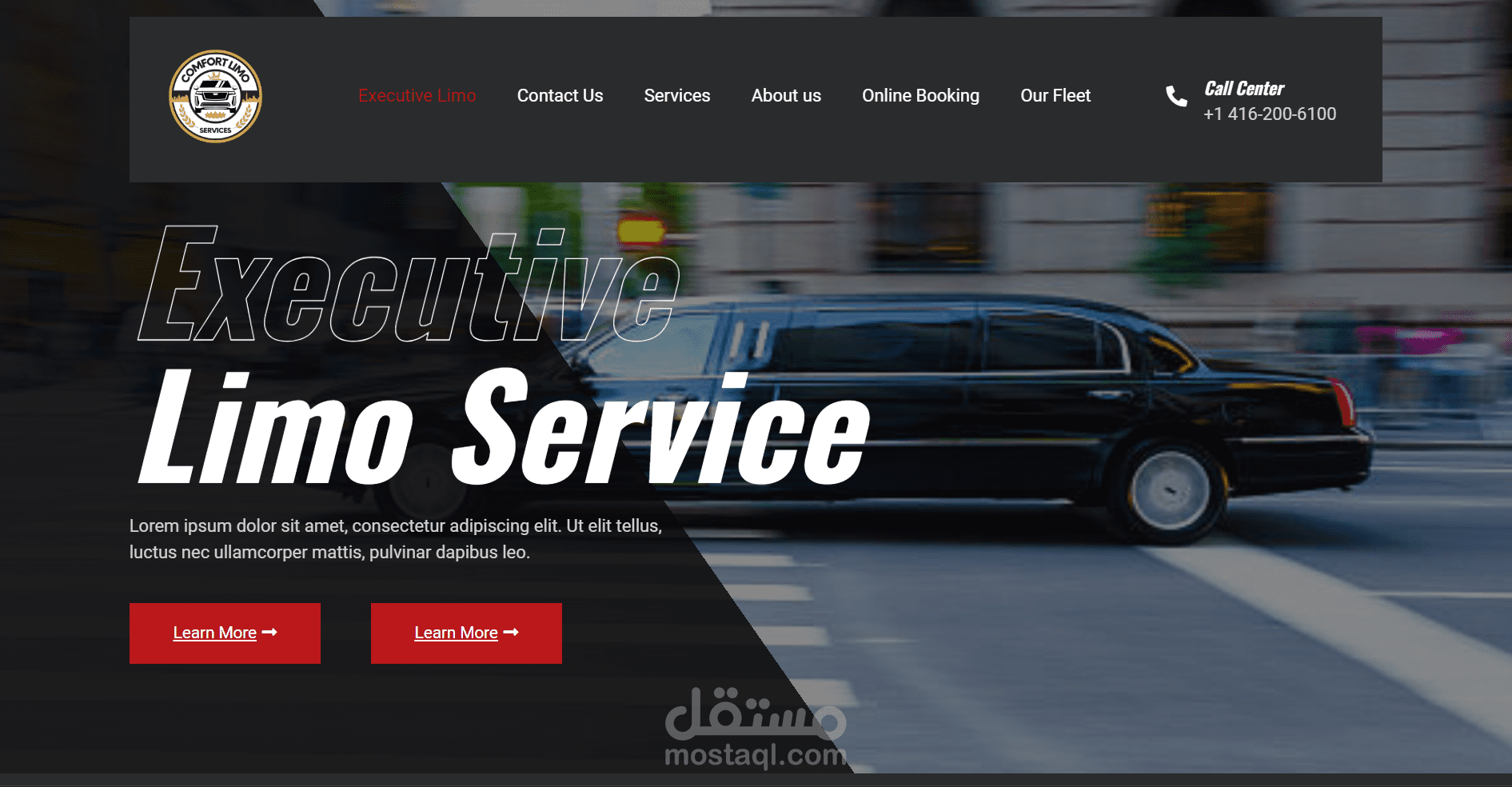 خدمة الليموزين | مواصلات فاخرة لجميع المناسبات