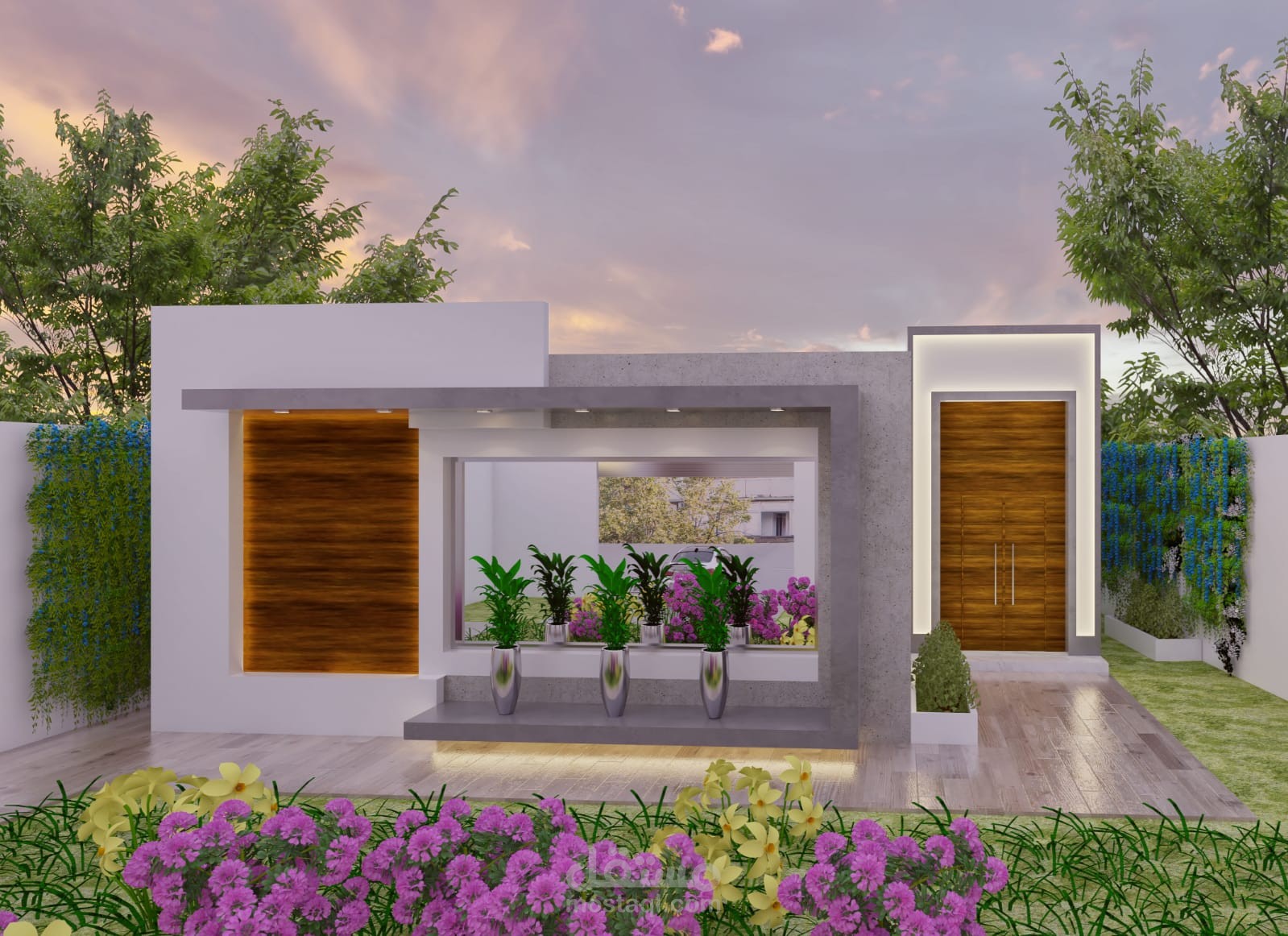 شالية مودرن باطلاله رائعه حمام سباحة وحديقة في جده