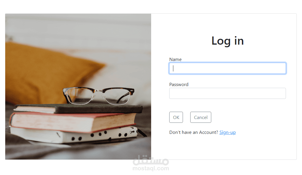 Simple Log-in Page
