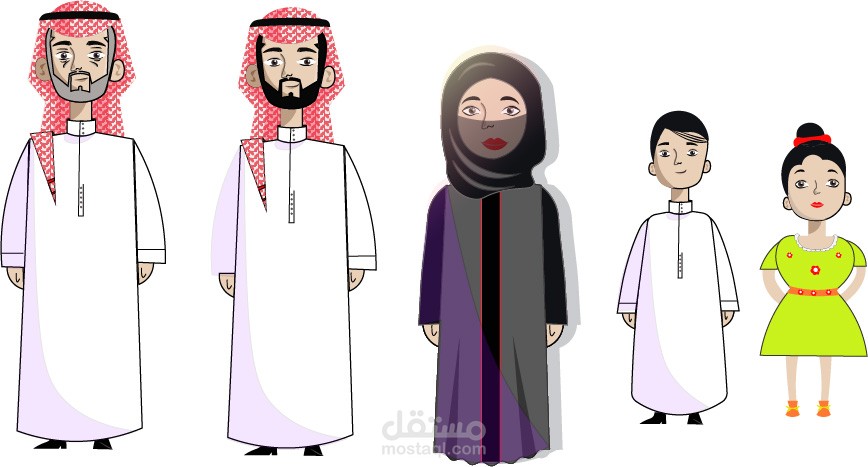 رسم شخصيات  كرتونية