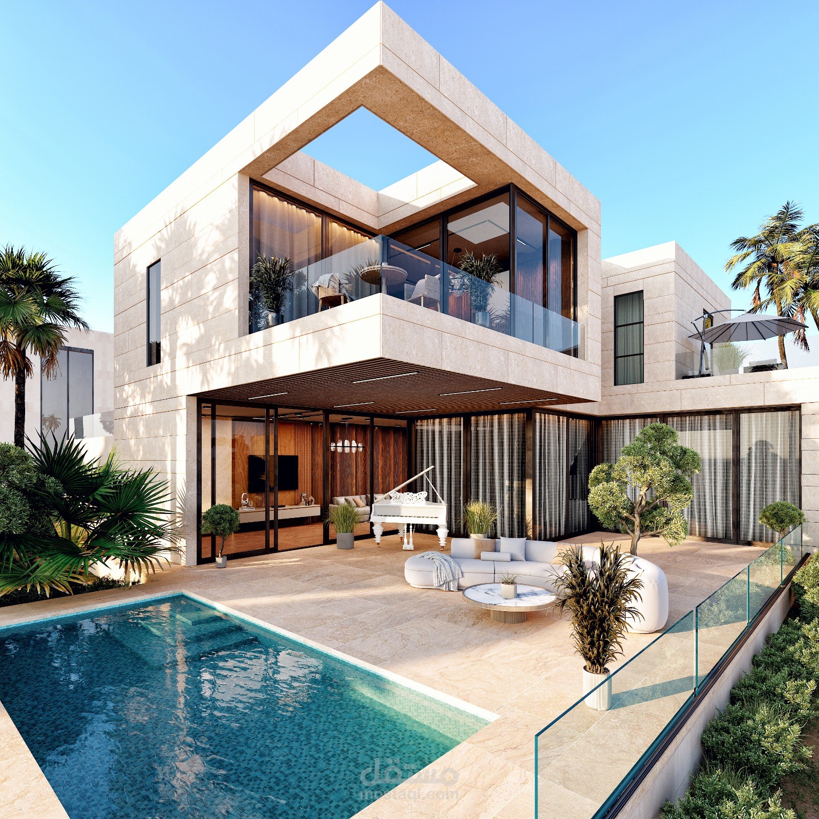 Modern villa in Abu Dhabi