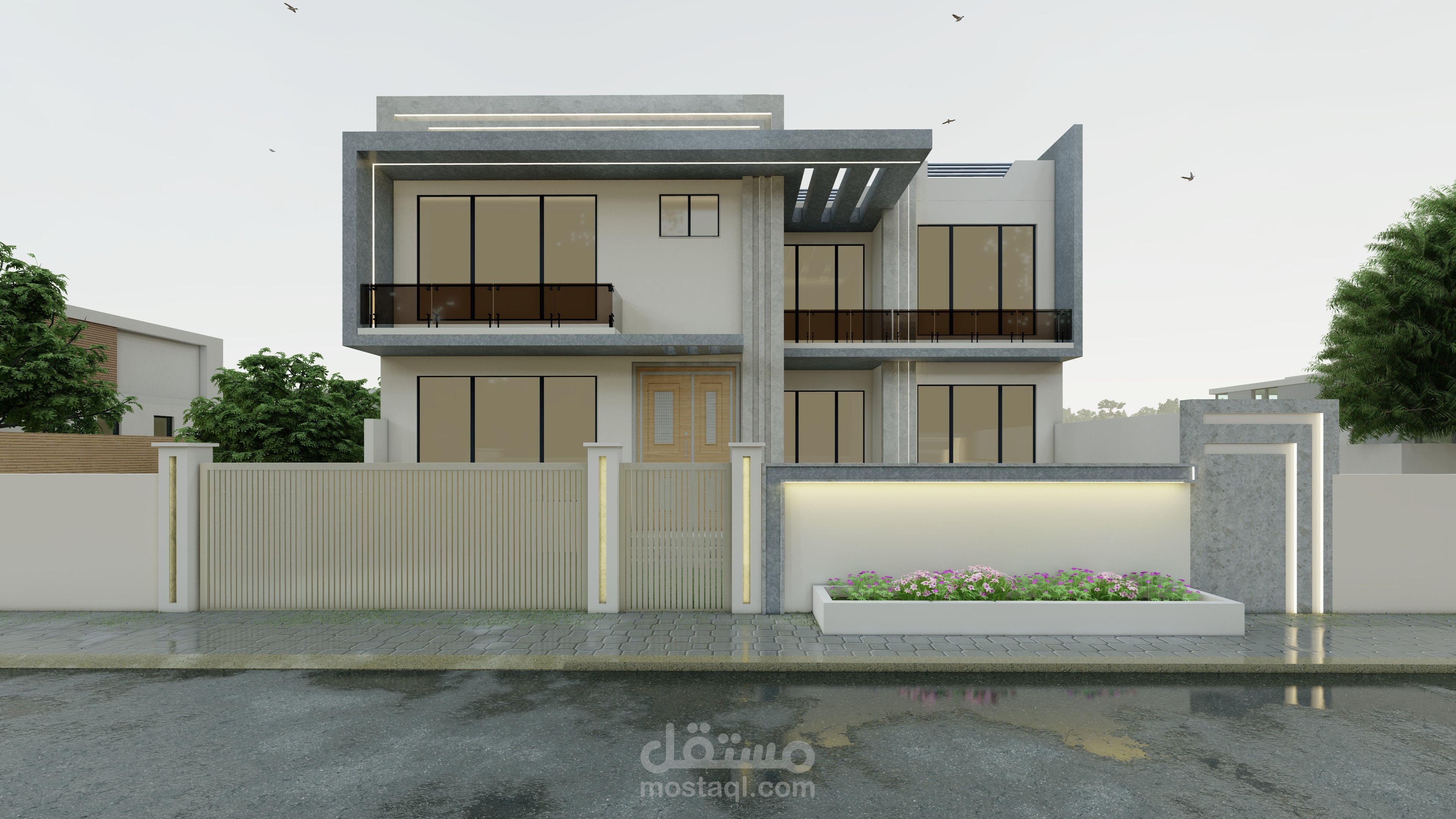 تصميم واجهة منزل