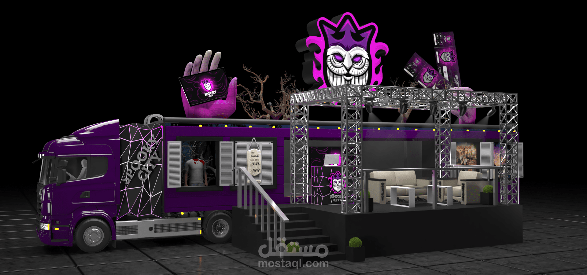 "Spooky city" Road show