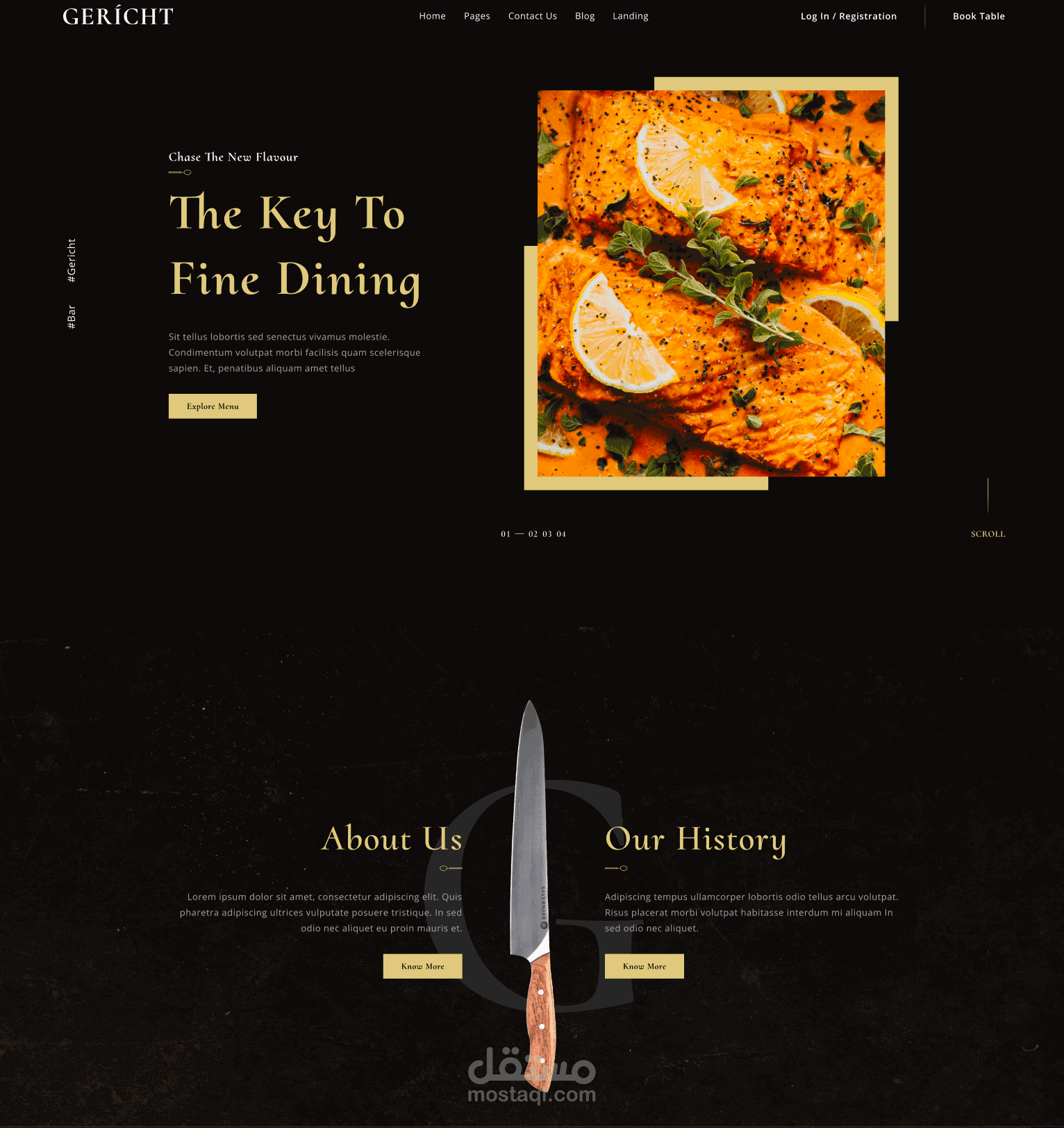 landing page for chif