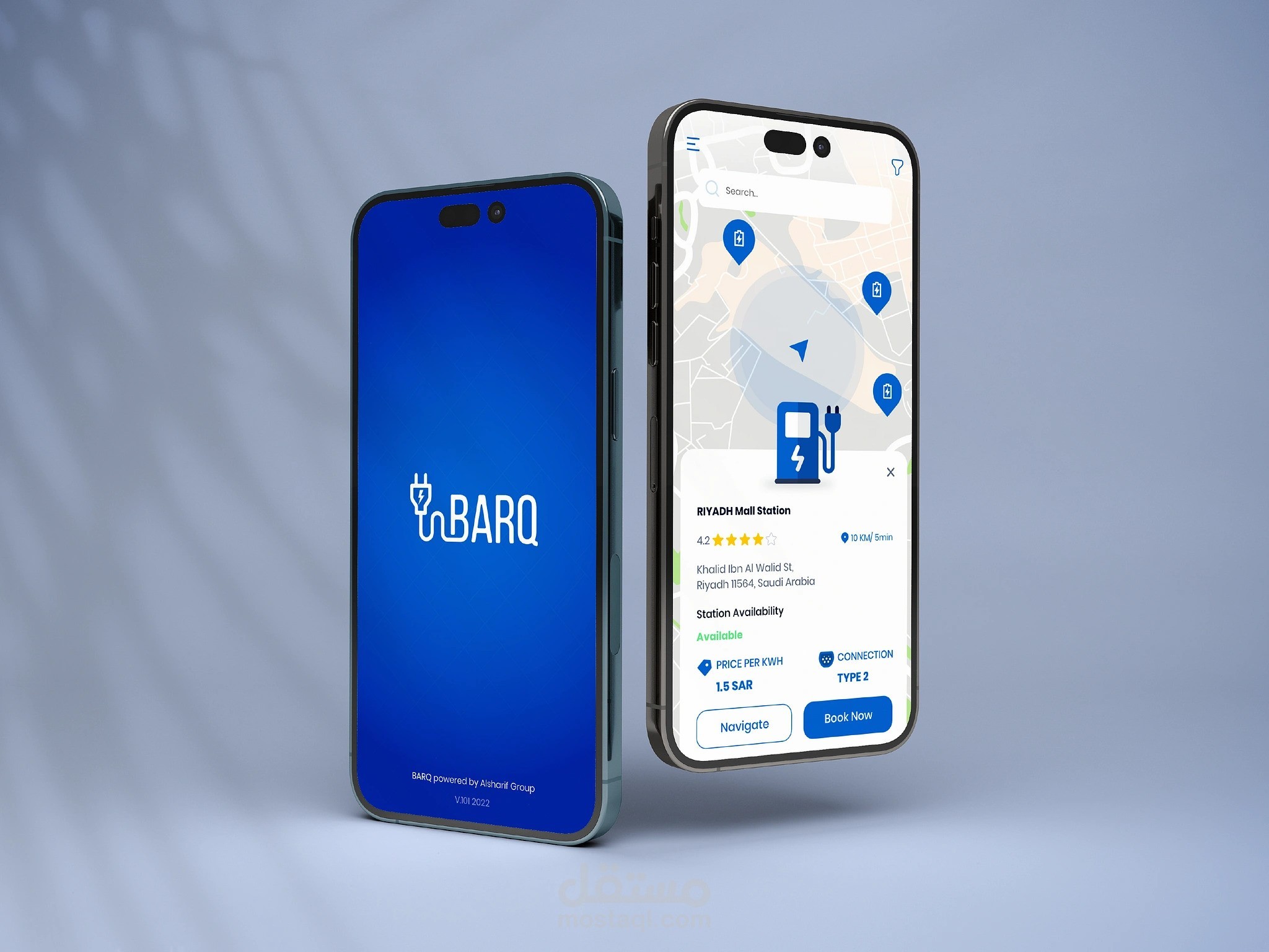 Barq, E-car Charge Stations Locator