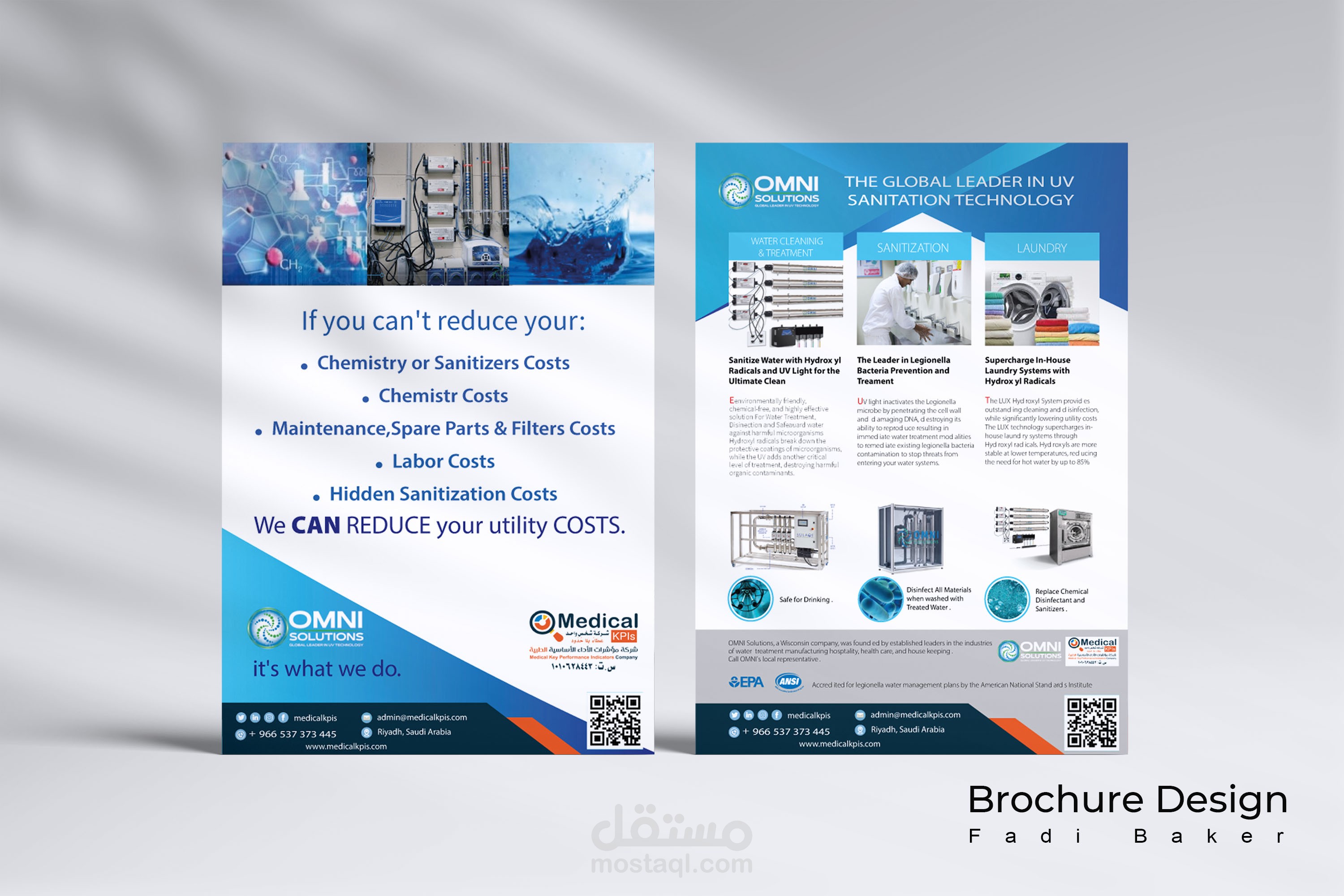 تصميم بروشور لصالح شركة سعودية