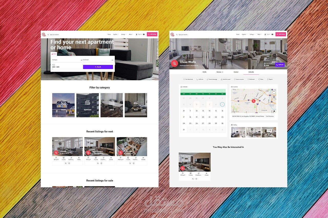 تصميم موقع حجز سياحي
