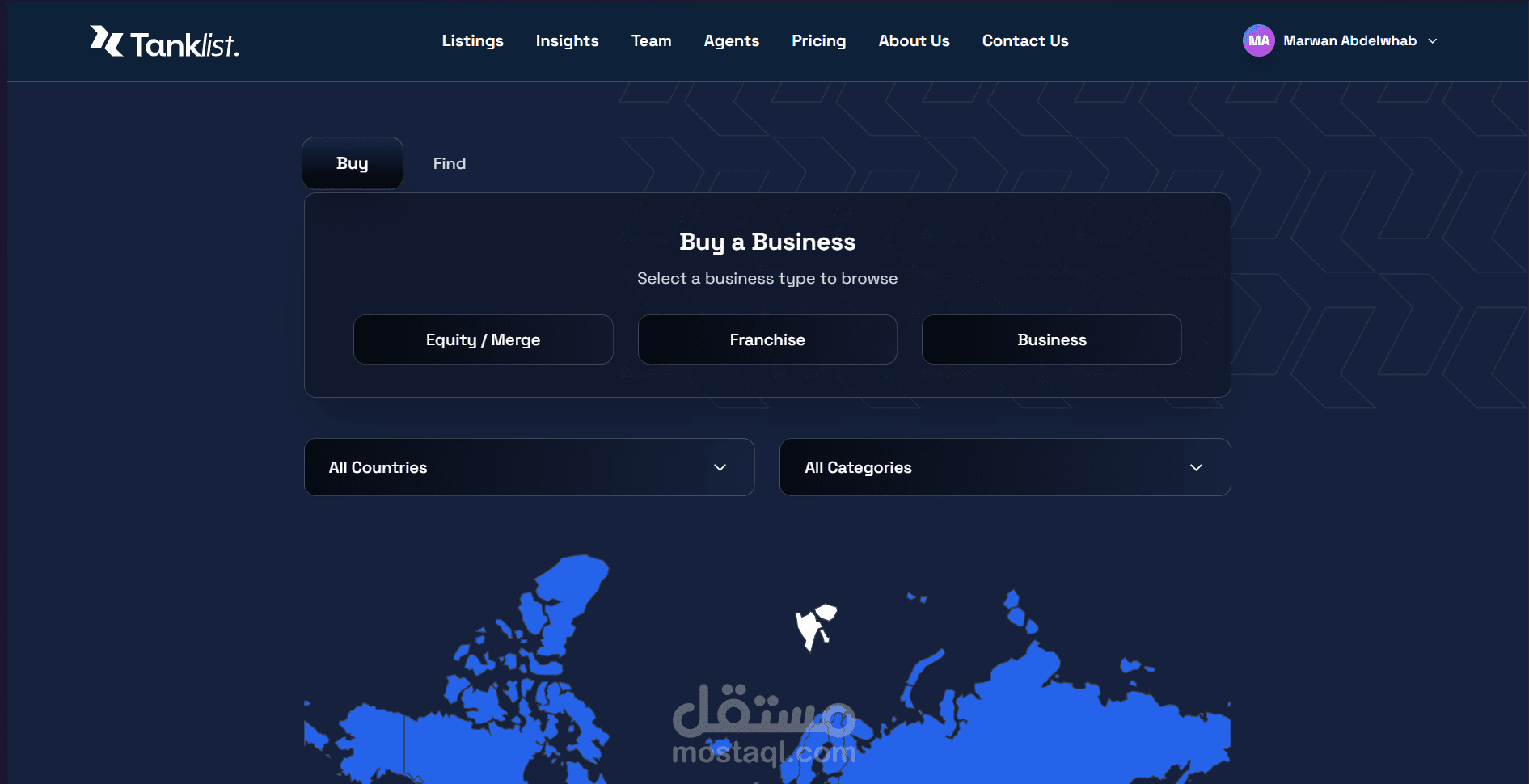 TankList — منصة سوق عالمية