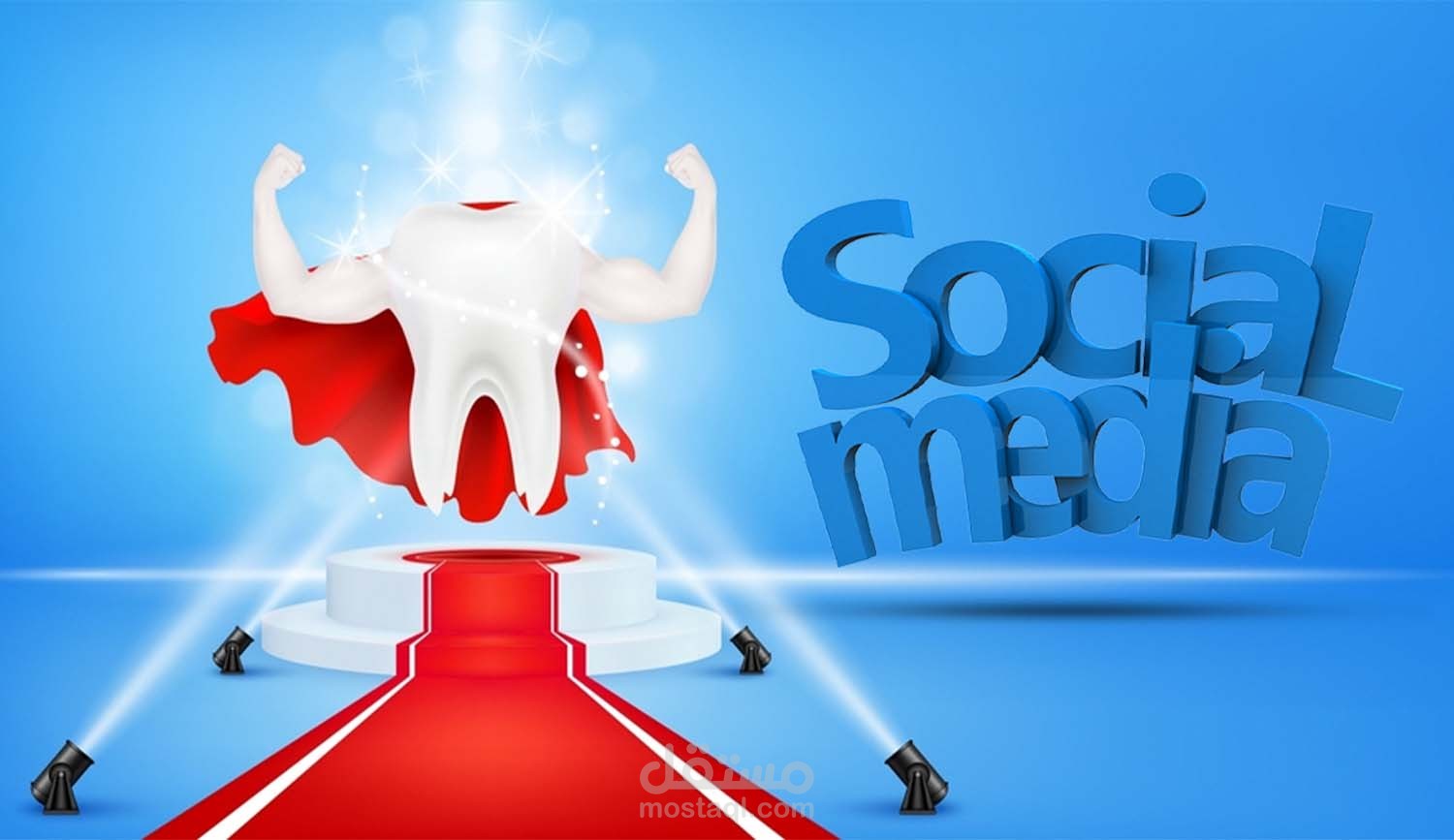 social media design for dental