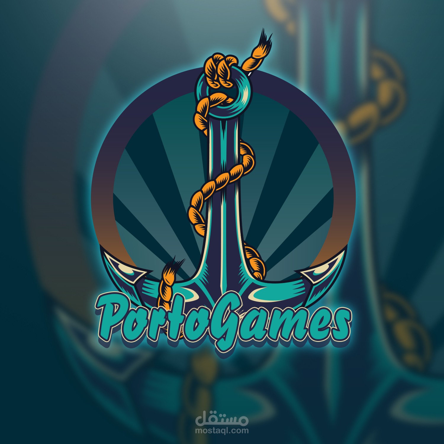 تصاميم هوية كاملة لمتجر العاب