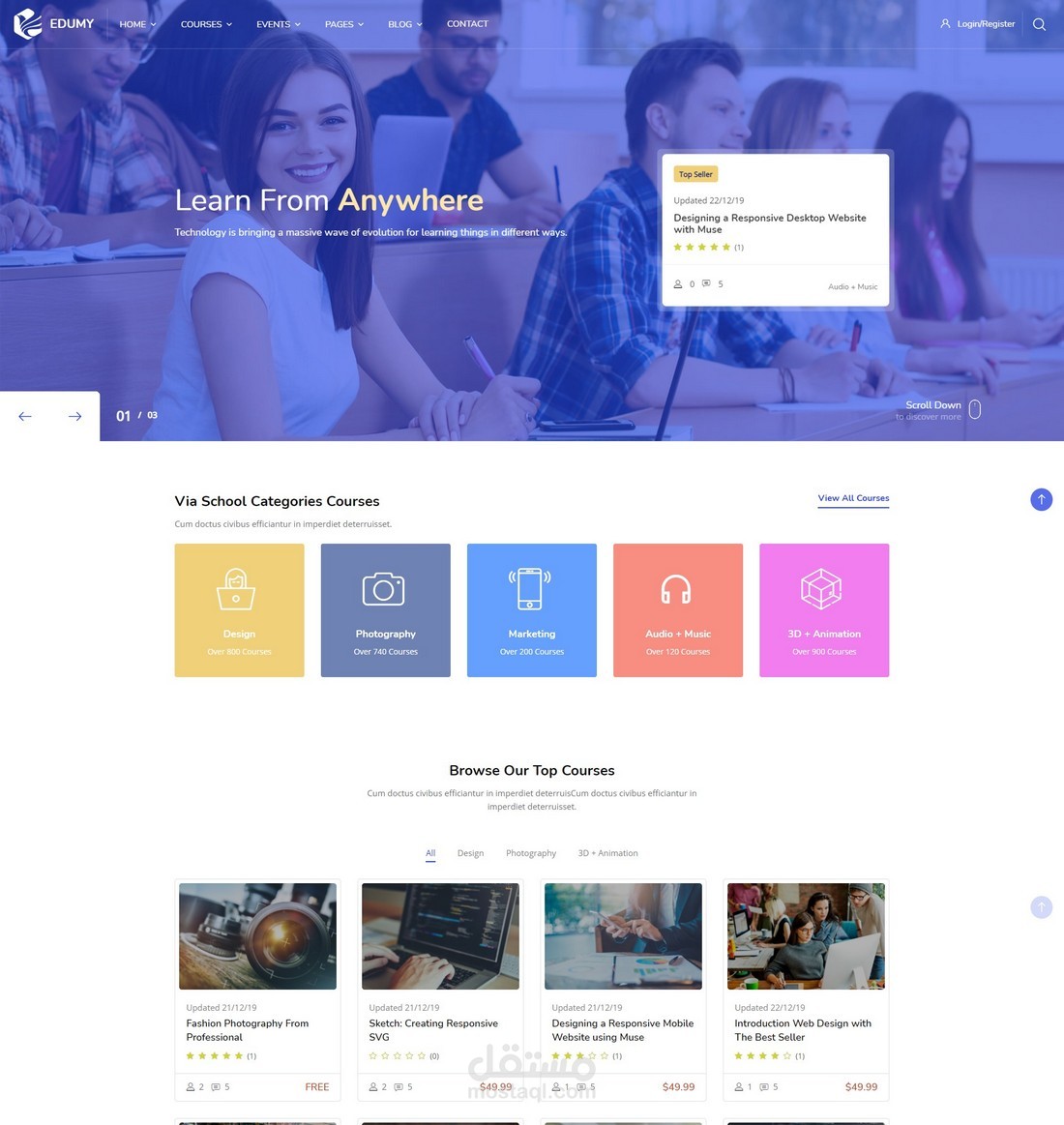 إدخال بيانات قاعدة بيانات لمنصة Moodle التعليم الالكتروني