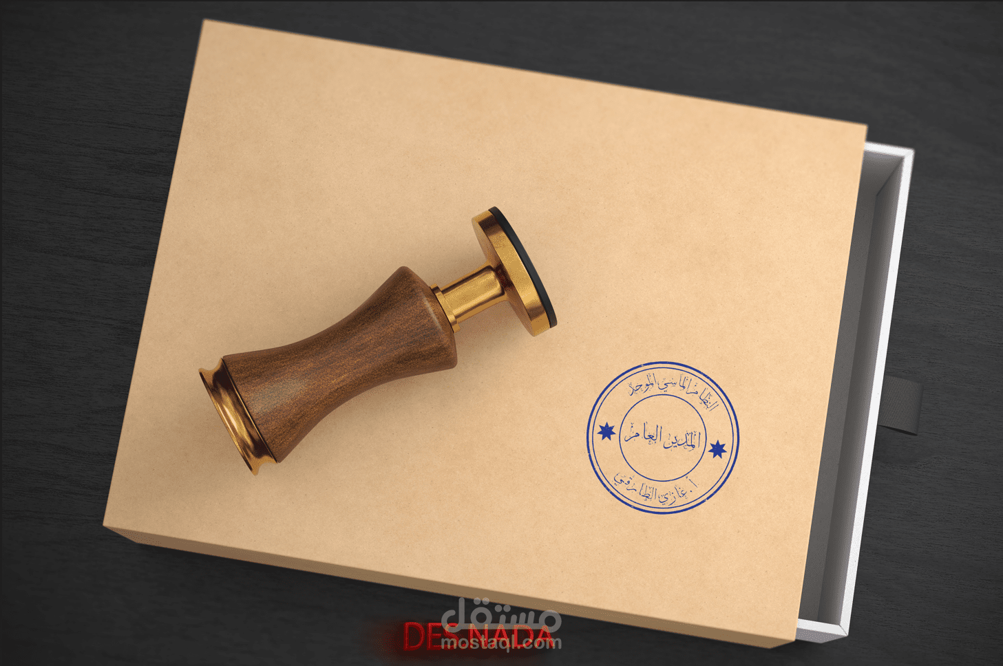 تصميم ختم بكافة الأنواع بجودة عالية ودقة واحترافية