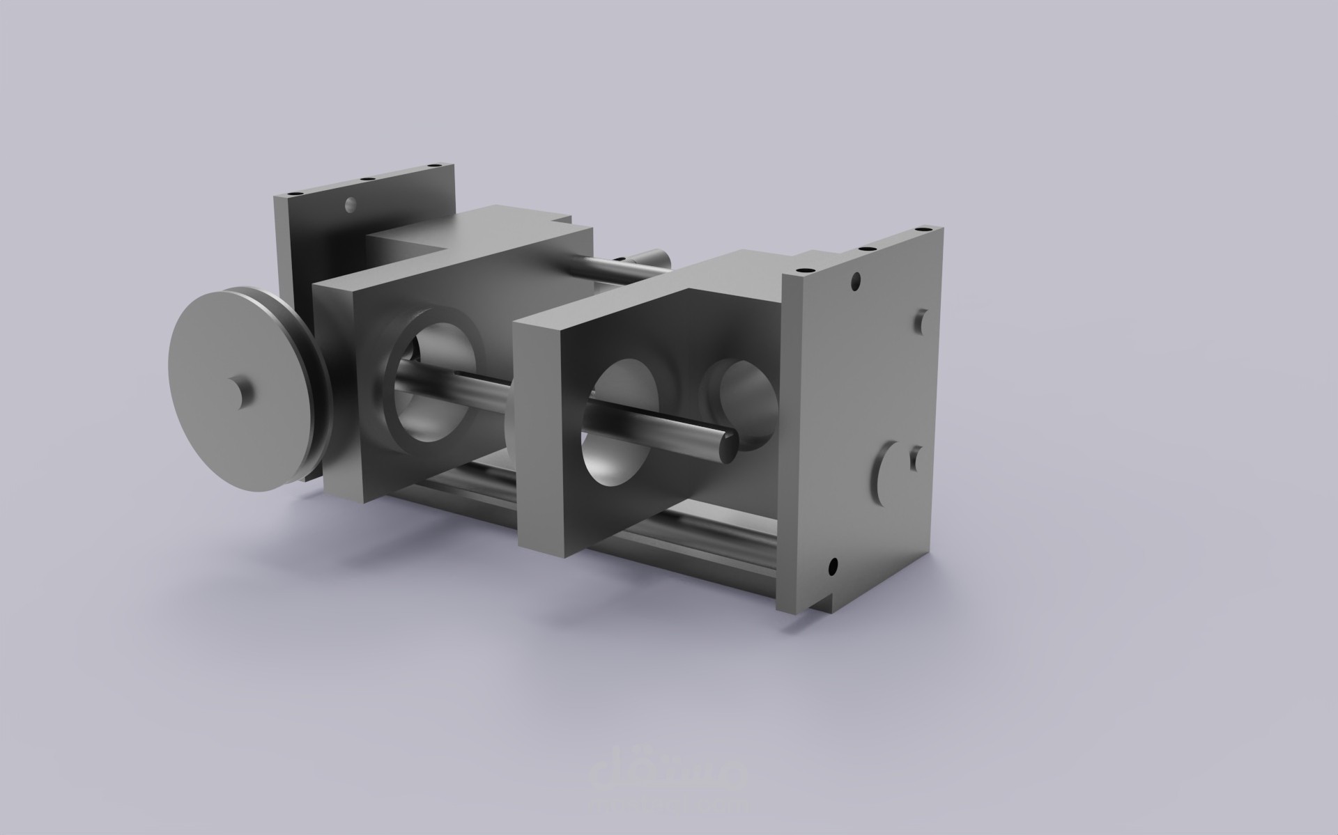 تصميم ثلاثي الابعاد 3D  لناقل حركة