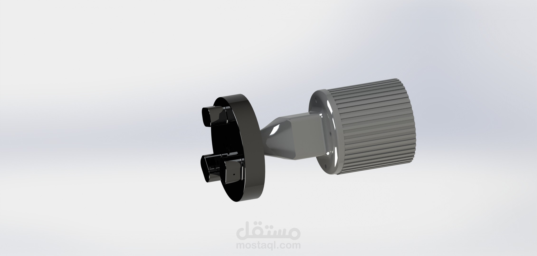 تصميم جهاز ملحق لروبوت