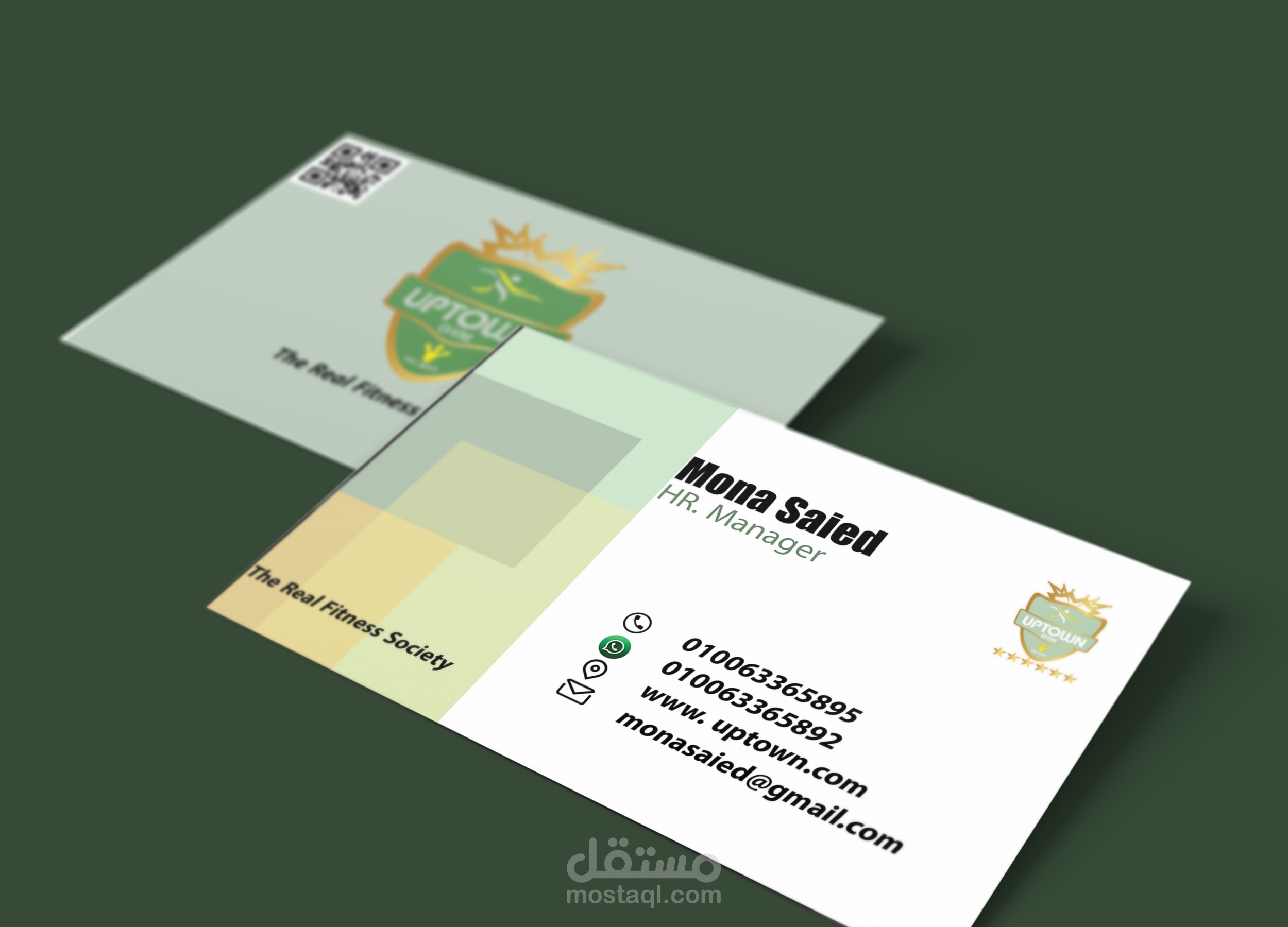 Mockup business card