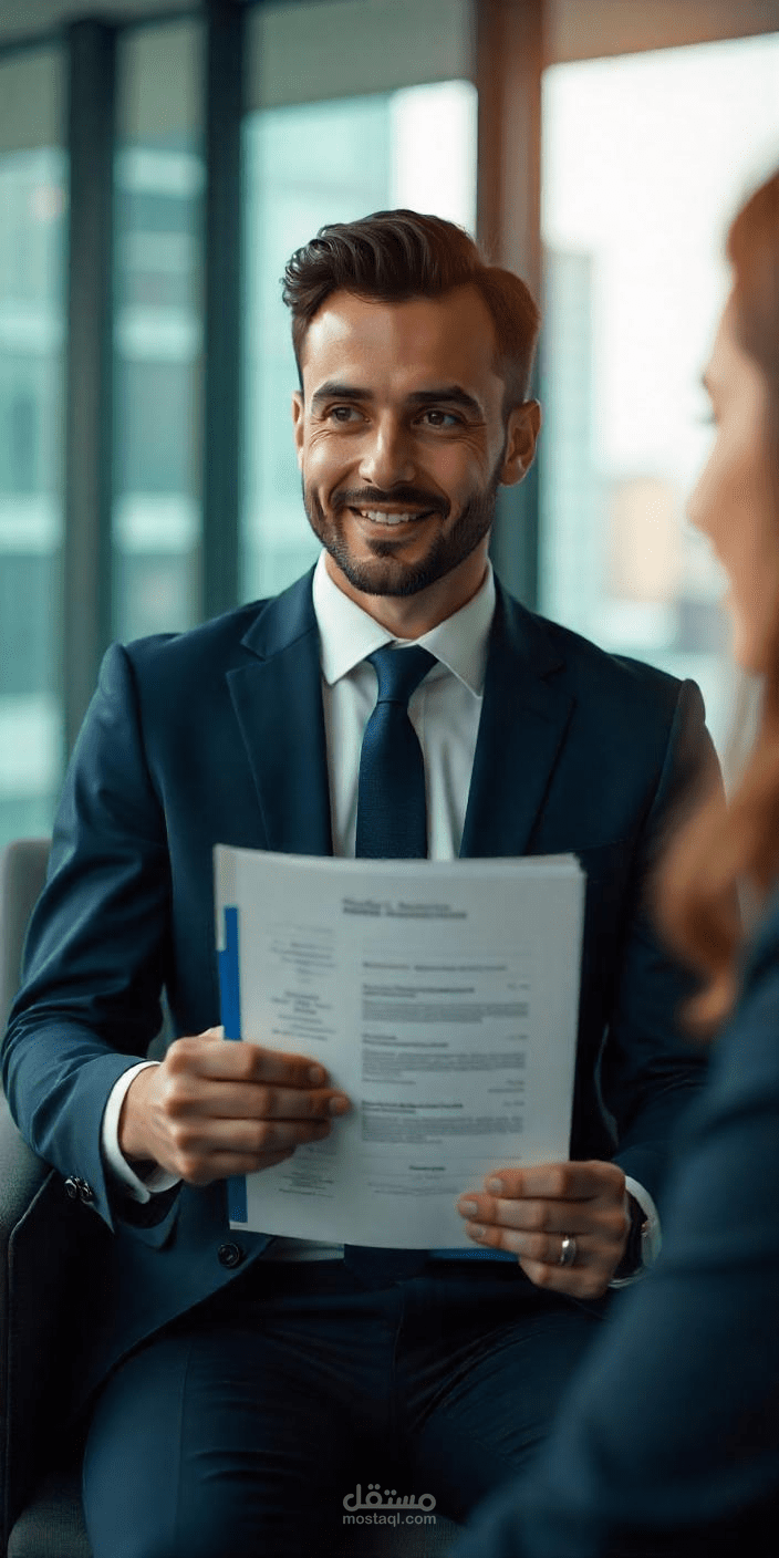تصميم سيرة ذاتية احترافية باللغتين العربية والإنجليزية