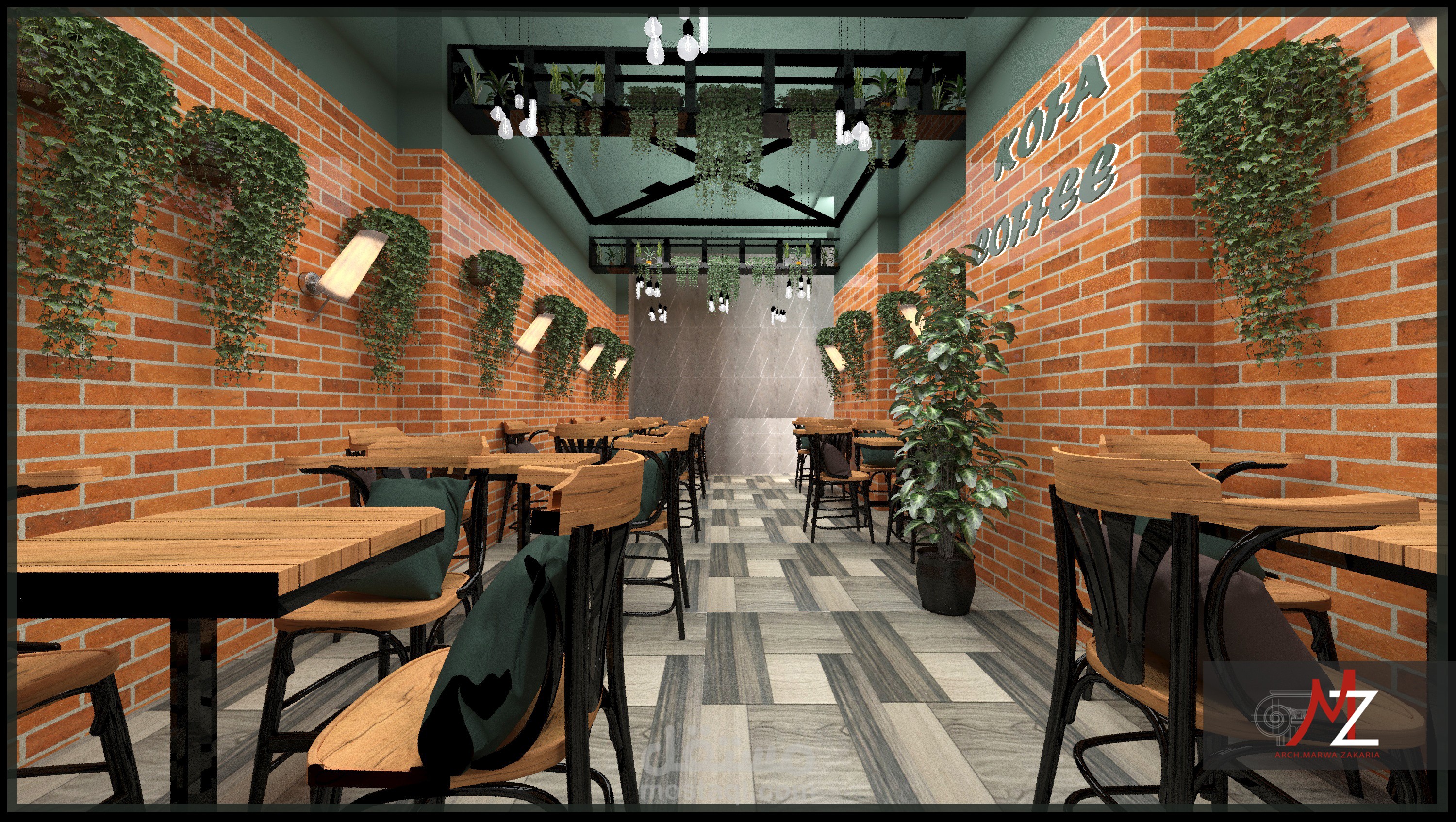 تصميم كافيه