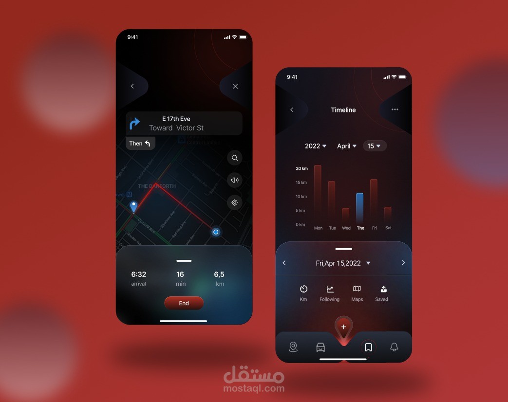 Map app design