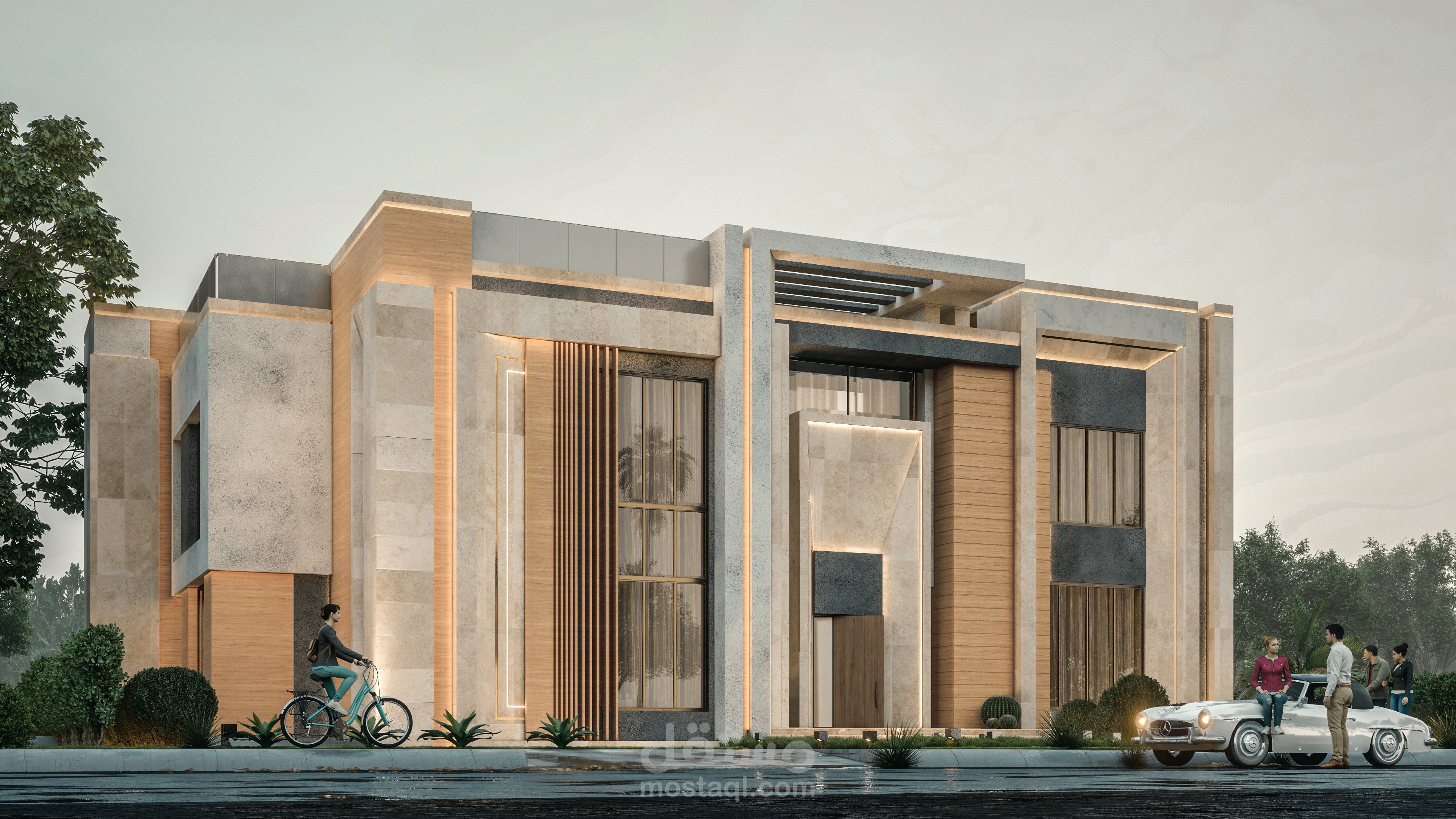 Contemporary Exterior Villa design