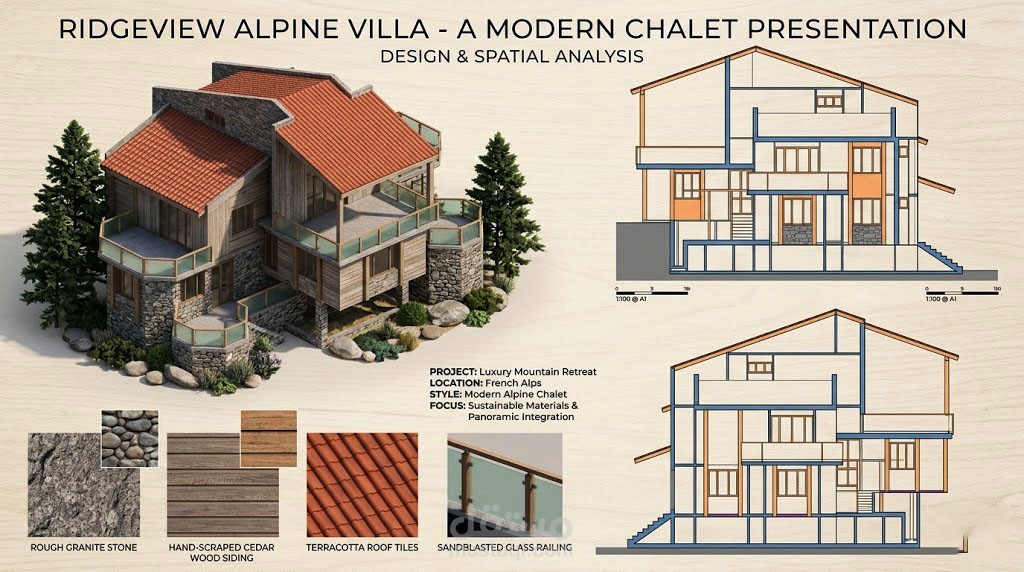 The Alpine Edge Villa