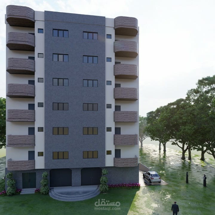 تصميم عمارة سكنية