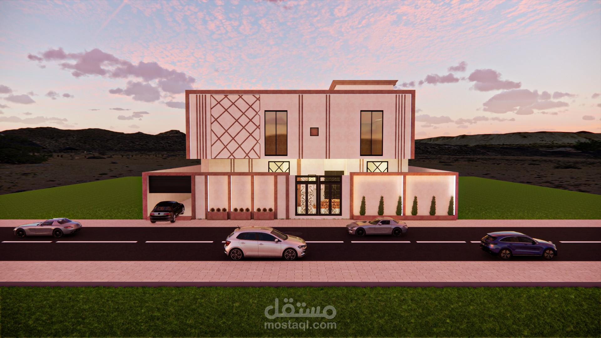 تصميم واجهة فيلا