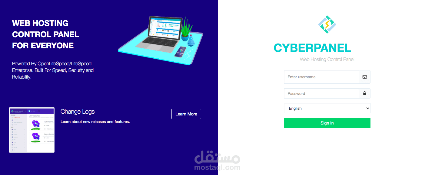 انشاء سيرفر VPS Cloud وتركيب لوحة CyberPanel