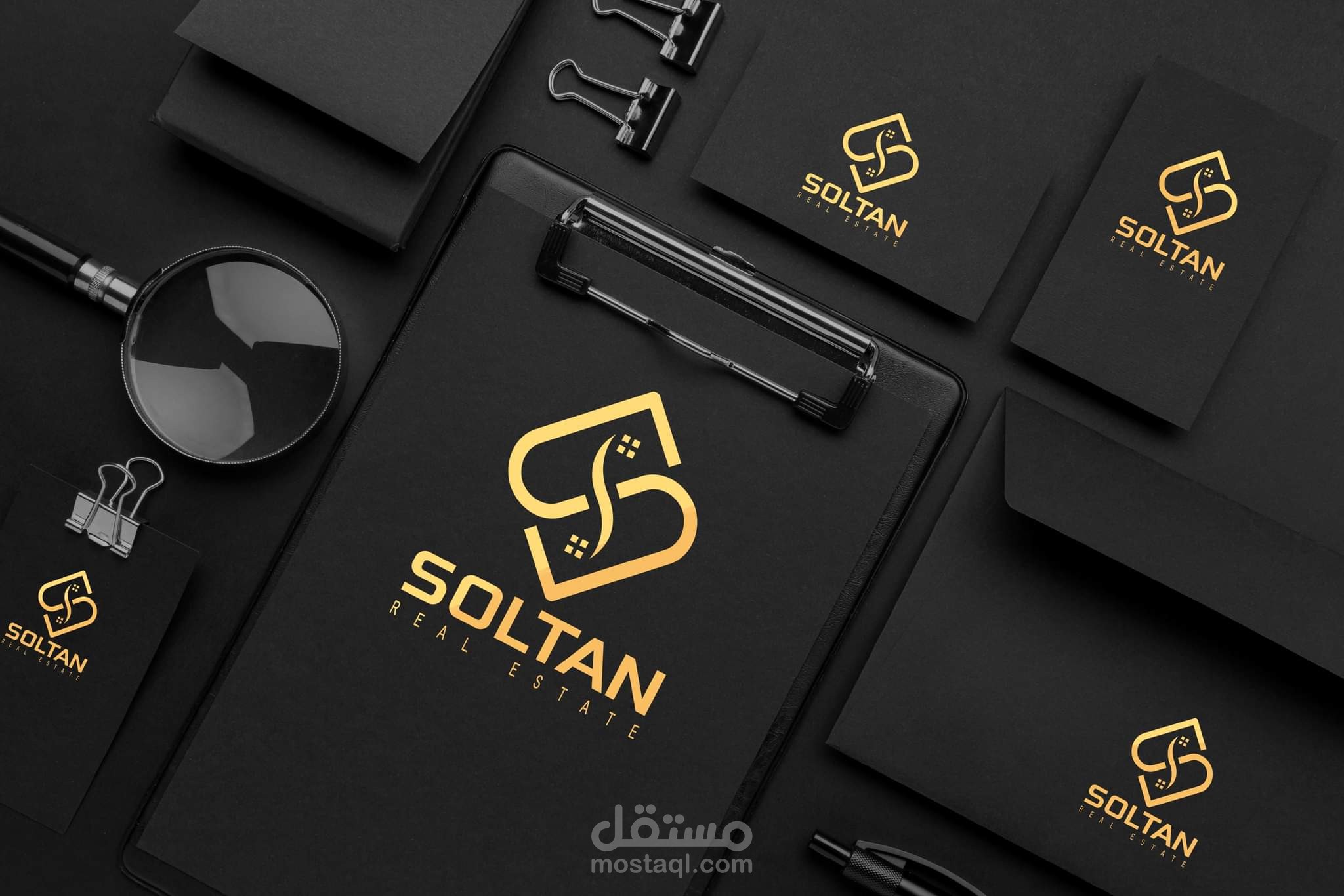 تصميم لوجو لشركة سلطان العقارية LOGO