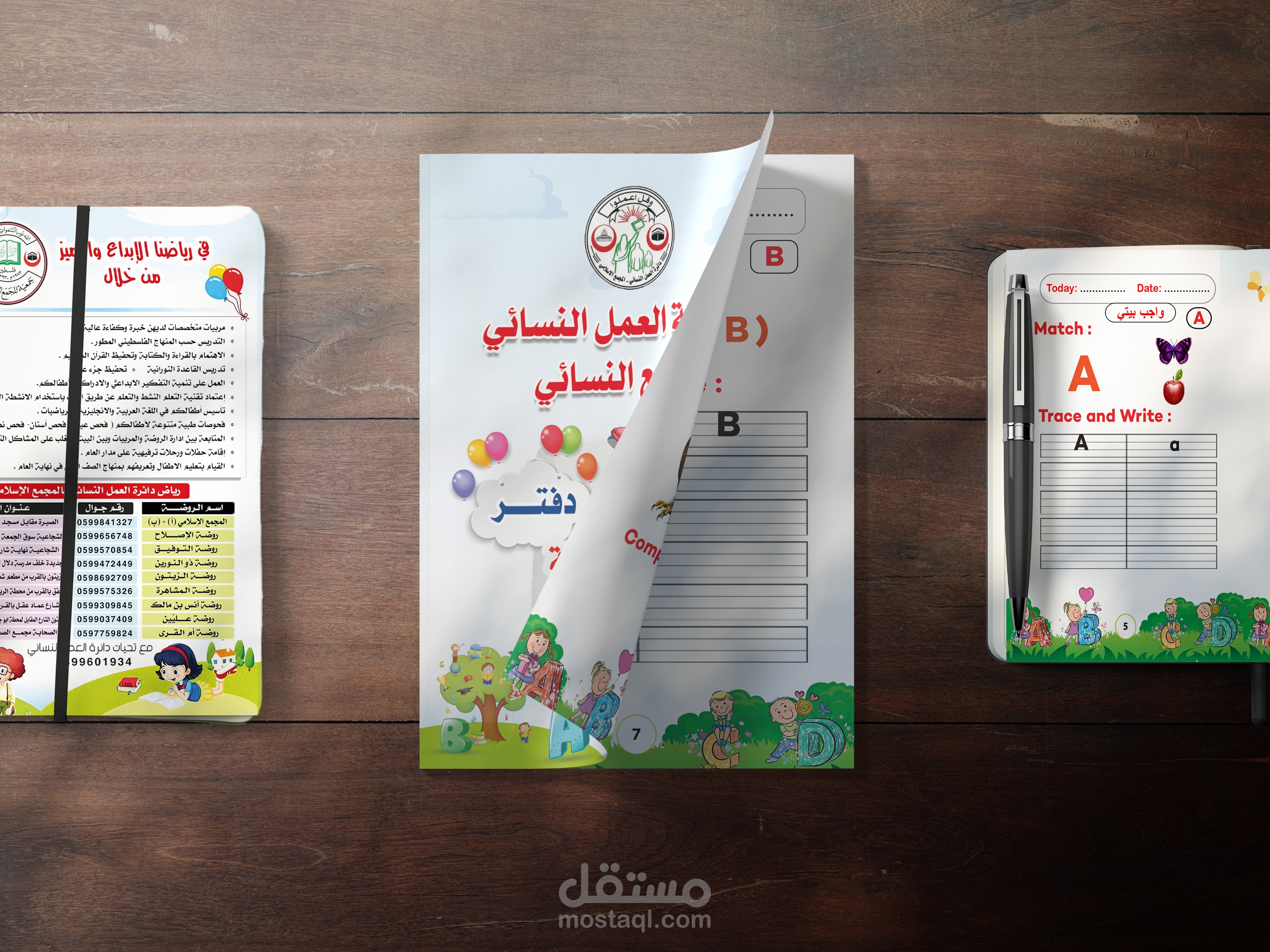 تصميم كتاب صفحات داخلية وغلاف