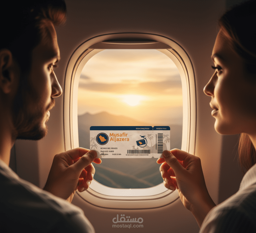 شعار لشركة تذاكر طيران