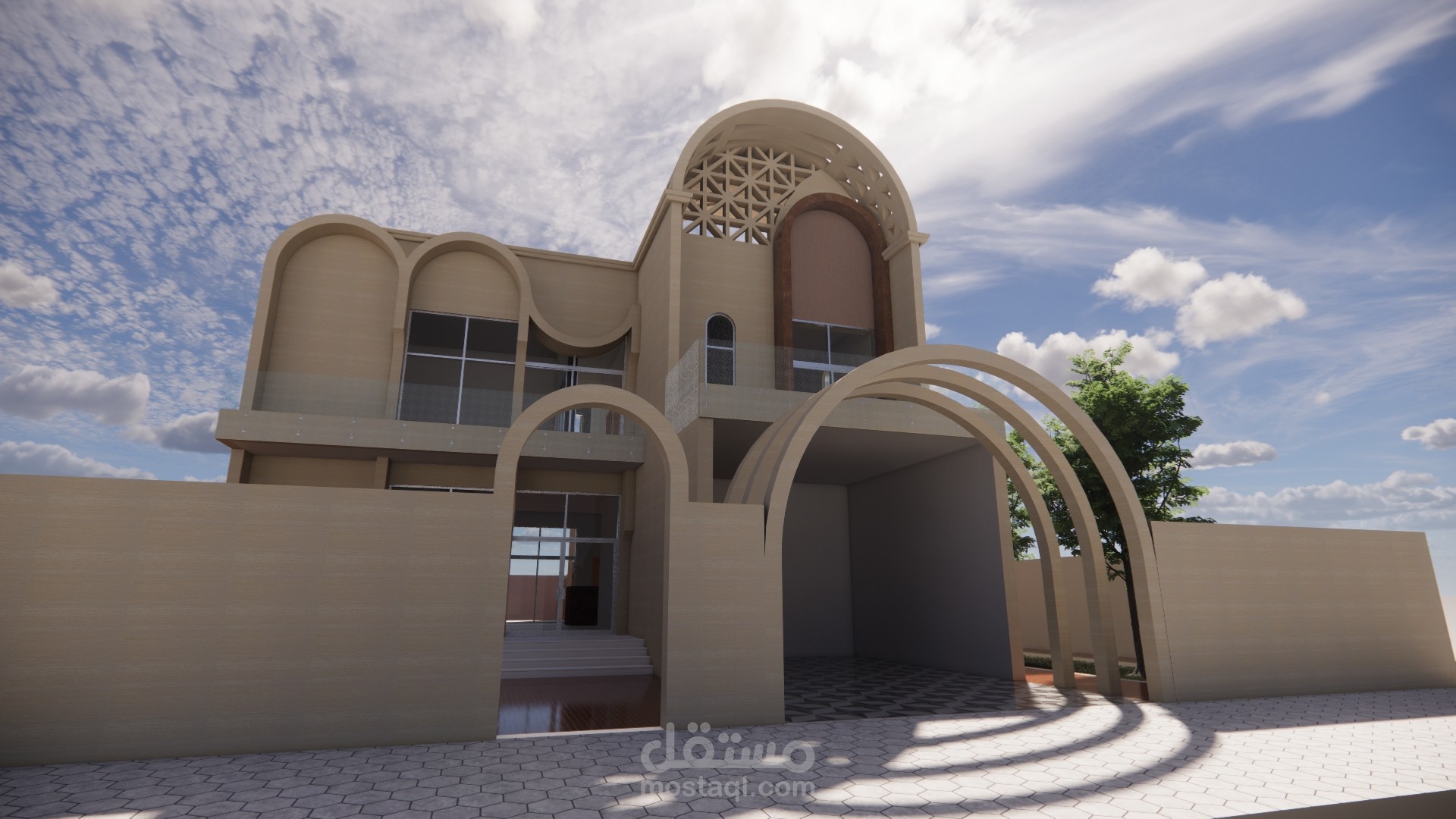 فيلا سكنية بطابقين