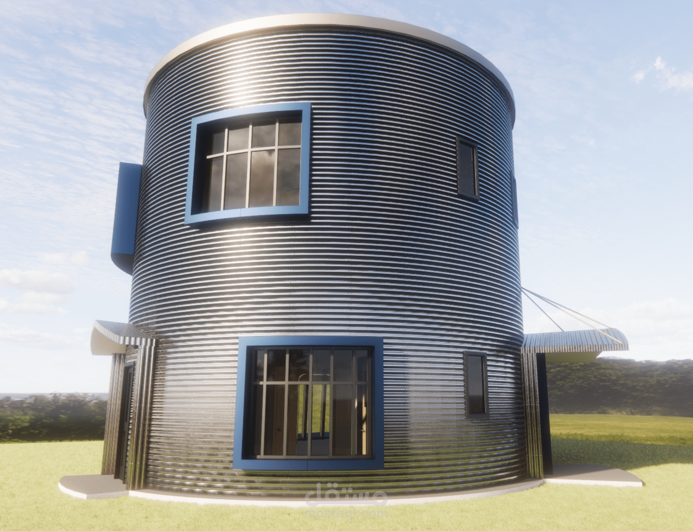 تصميم منزل الصومعة