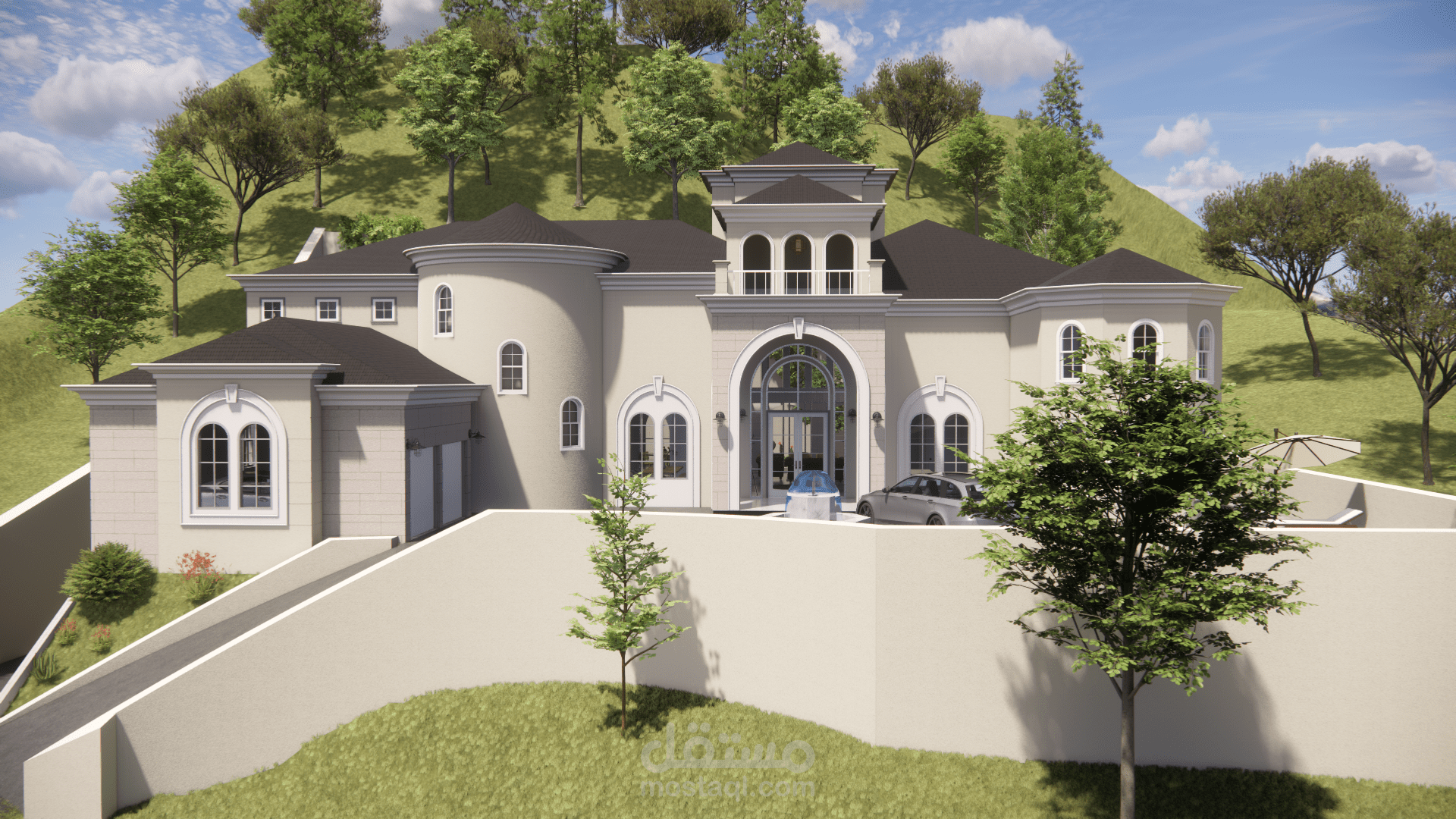 رسم وإخراج فيلا