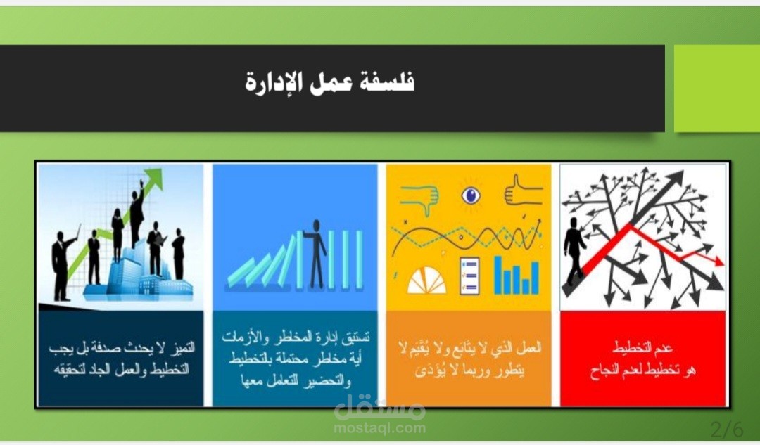 اعداد العروض التقديمية والدراسات