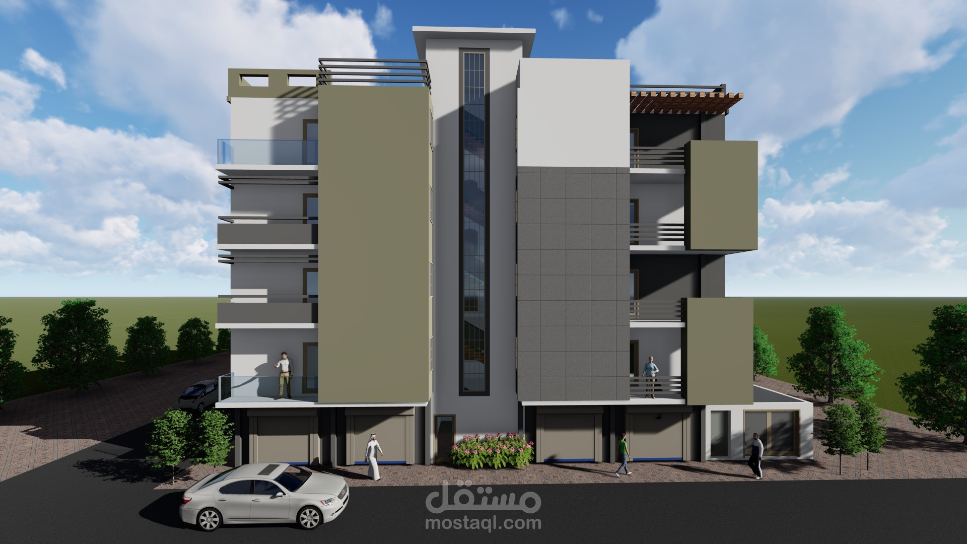 تصميم عمارة سكنية