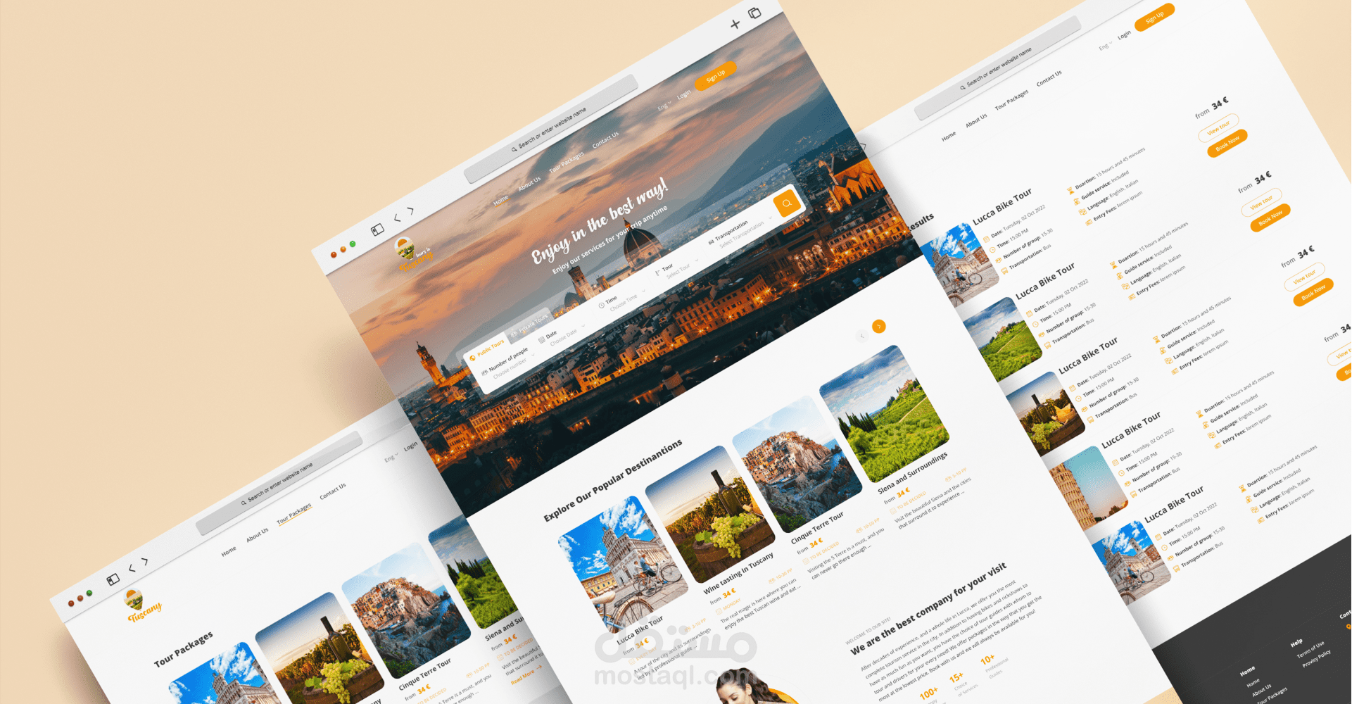 Travel Booking Website موقع حجز لسفر