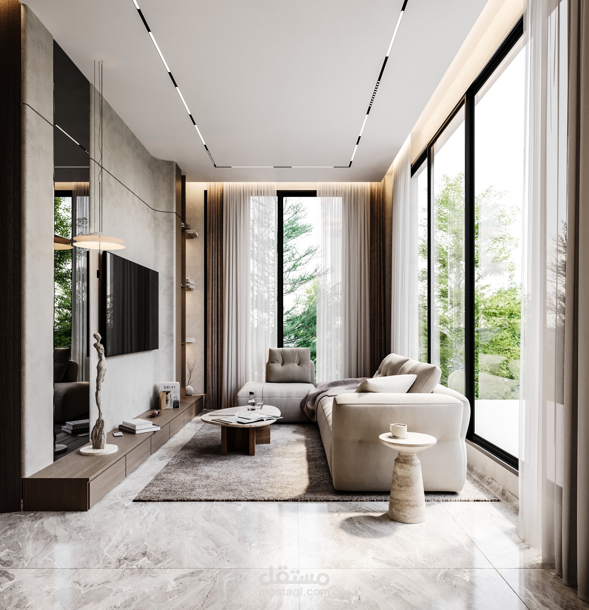 Living and Kitchenate area