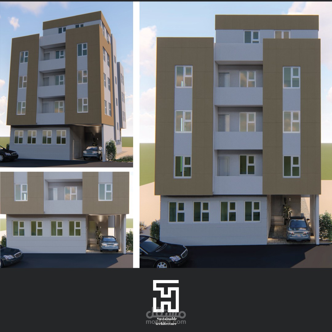 تصميم مخططات وواجهات عمارة سكنية في صنعاء، اليمن