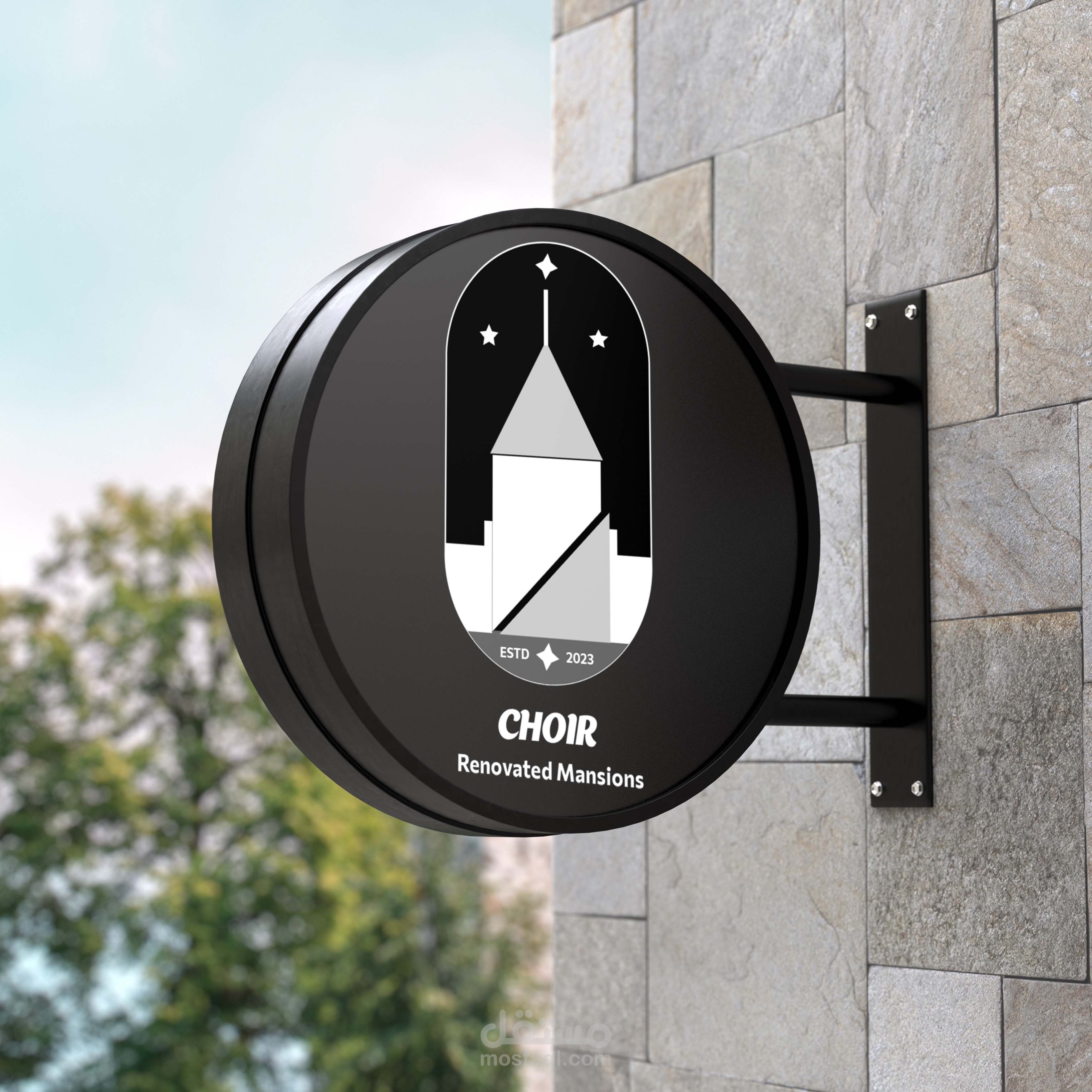 CHOIR Renovated Mansions Logo Design
