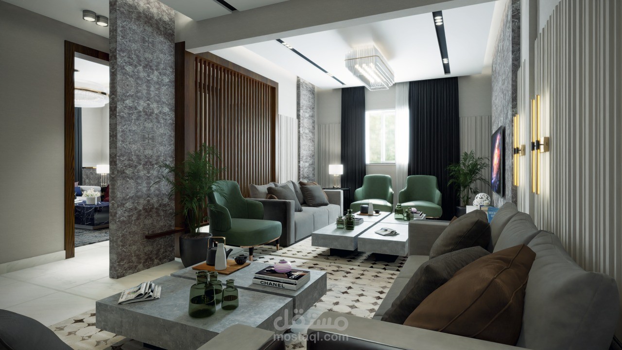 Living and Reception Area