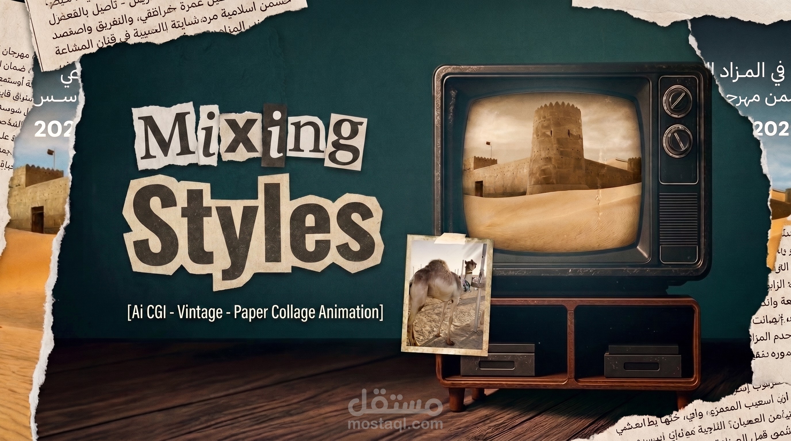 Mazad 2026 - Mixing Styles (Motion Graphics)