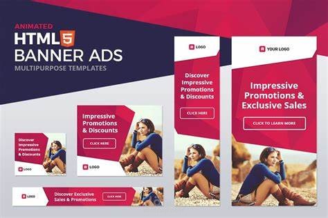 تصميم banner html للإعلانات التجارية (مقابل 5$ فقط )